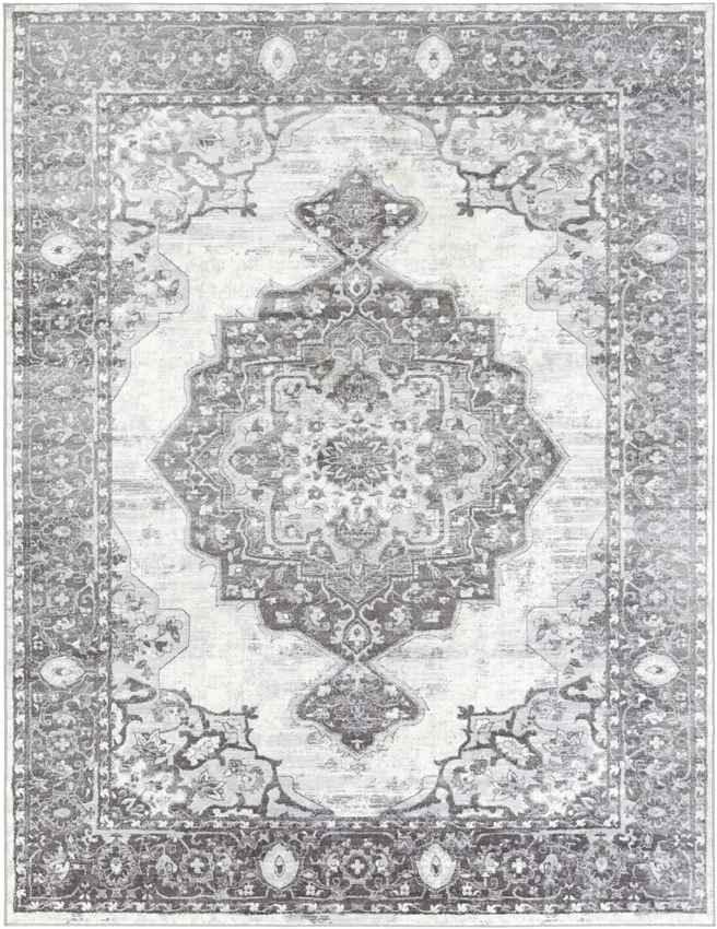 Ansen Traditional Charcoal Area Rug