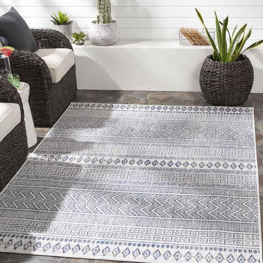 Antibes Global Denim Area Rug