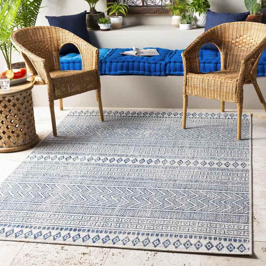 Antibes Global Denim Area Rug