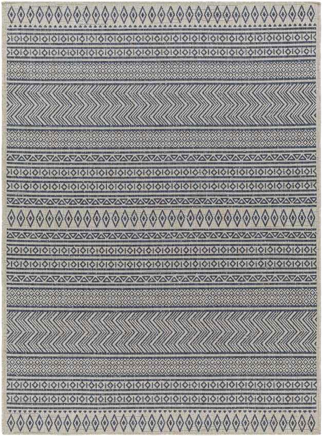 Antibes Global Navy Blue/Beige Area Rug