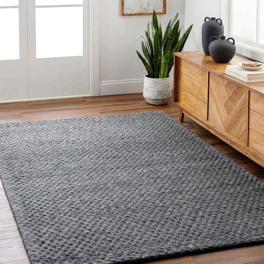 Antiono Cottage Charcoal/Medium Gray Area Rug