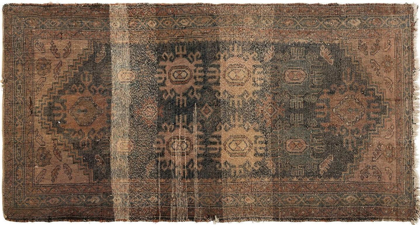 Antique 1880s Persian Malayer Rug 6'4'' x 3'6''