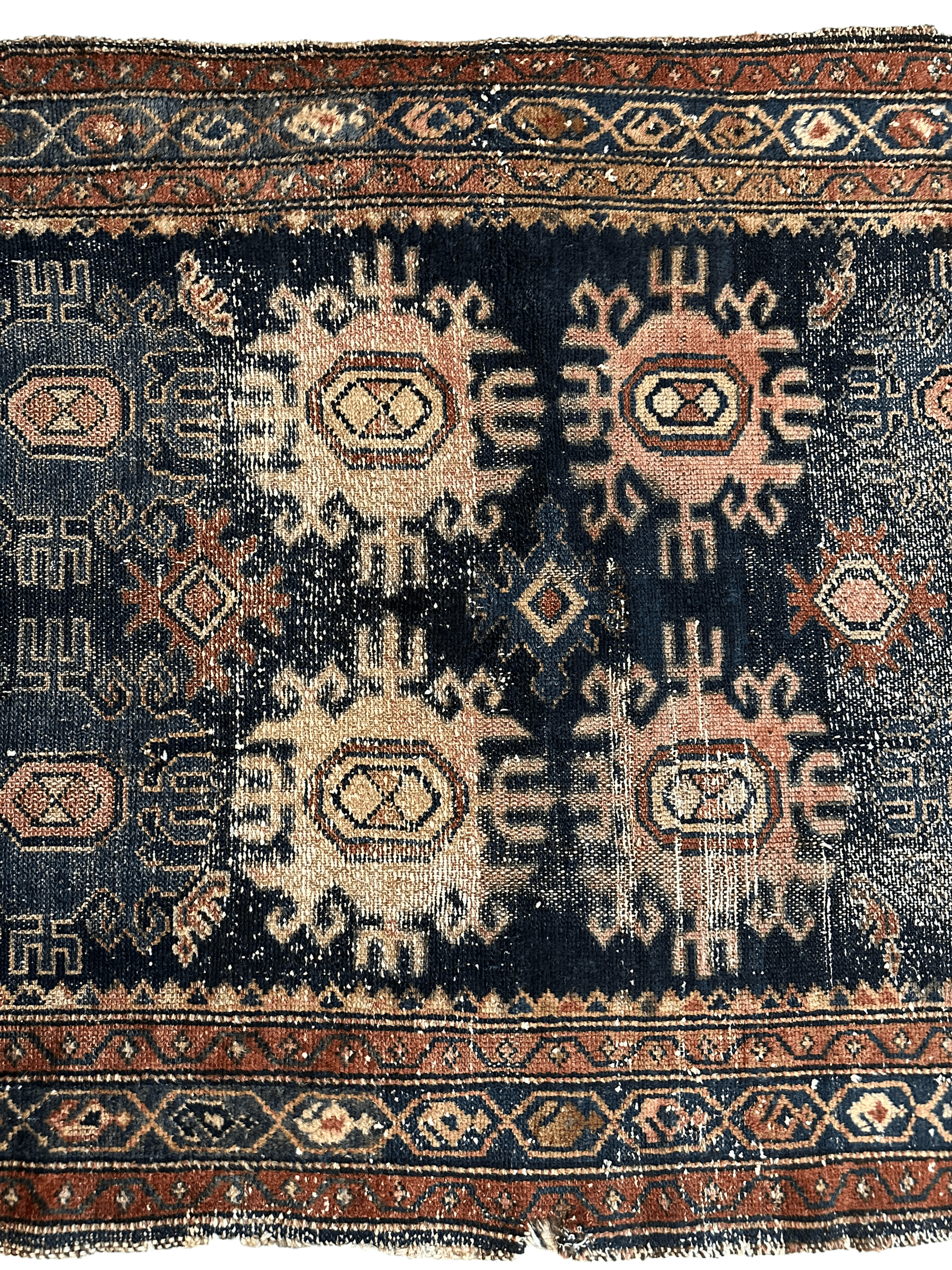 Antique 1880s Persian Malayer Rug 6'4'' x 3'6''