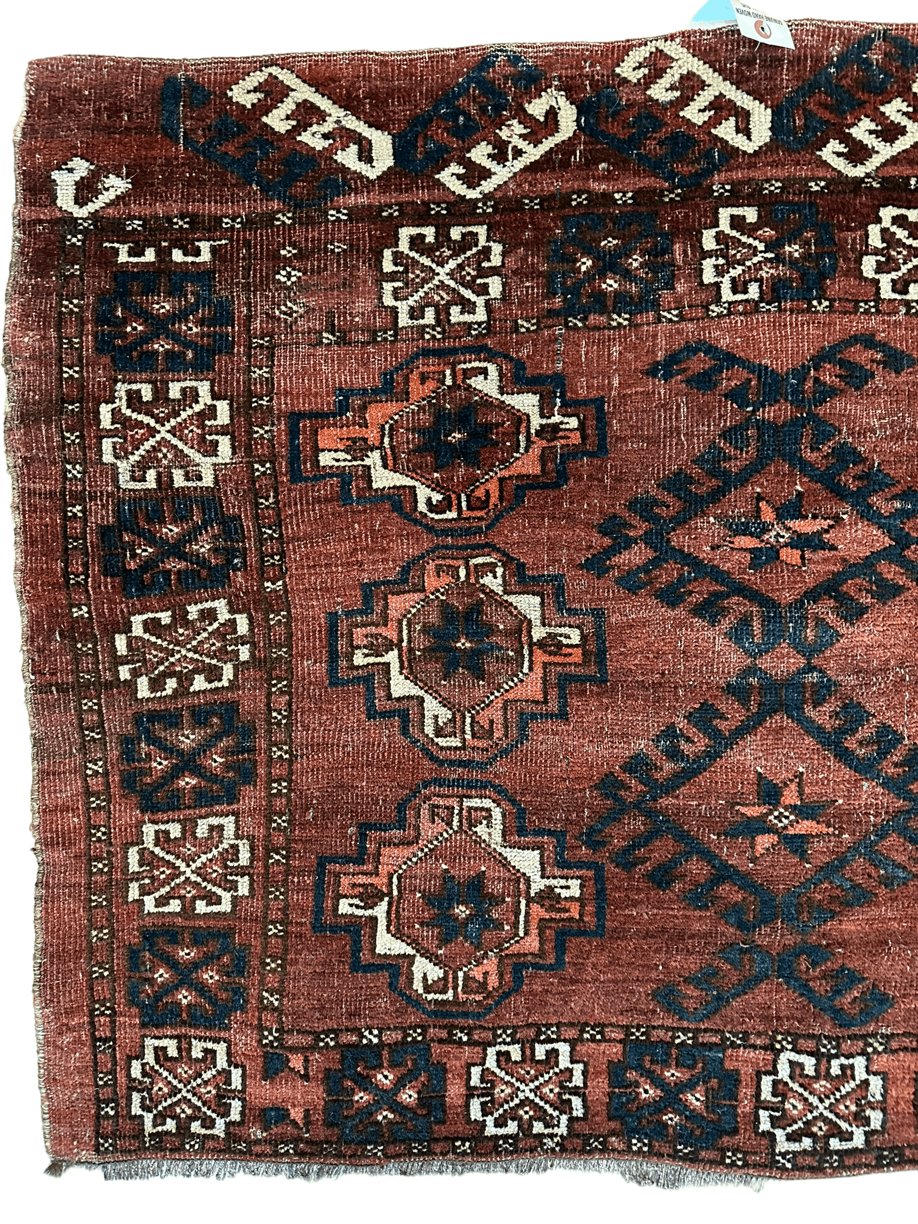 Antique Kizil Ayak Turkoman Chuval, Juval Rug 60"×34”