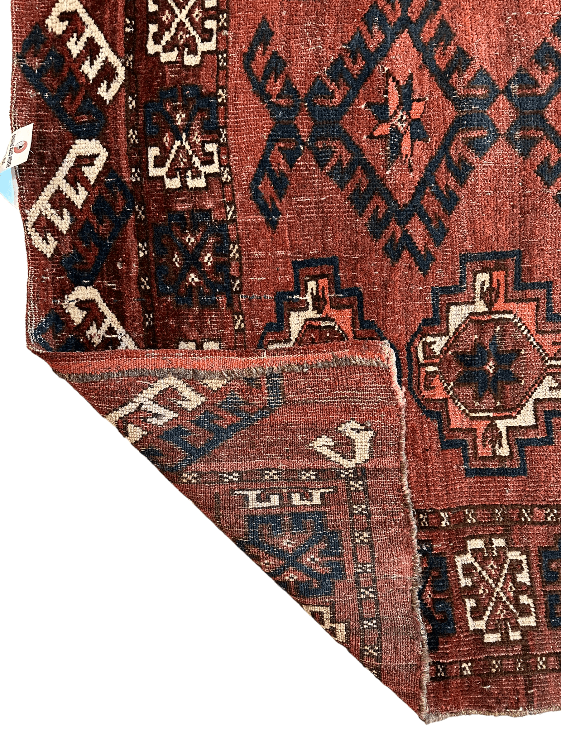 Antique Kizil Ayak Turkoman Chuval, Juval Rug 60"×34”