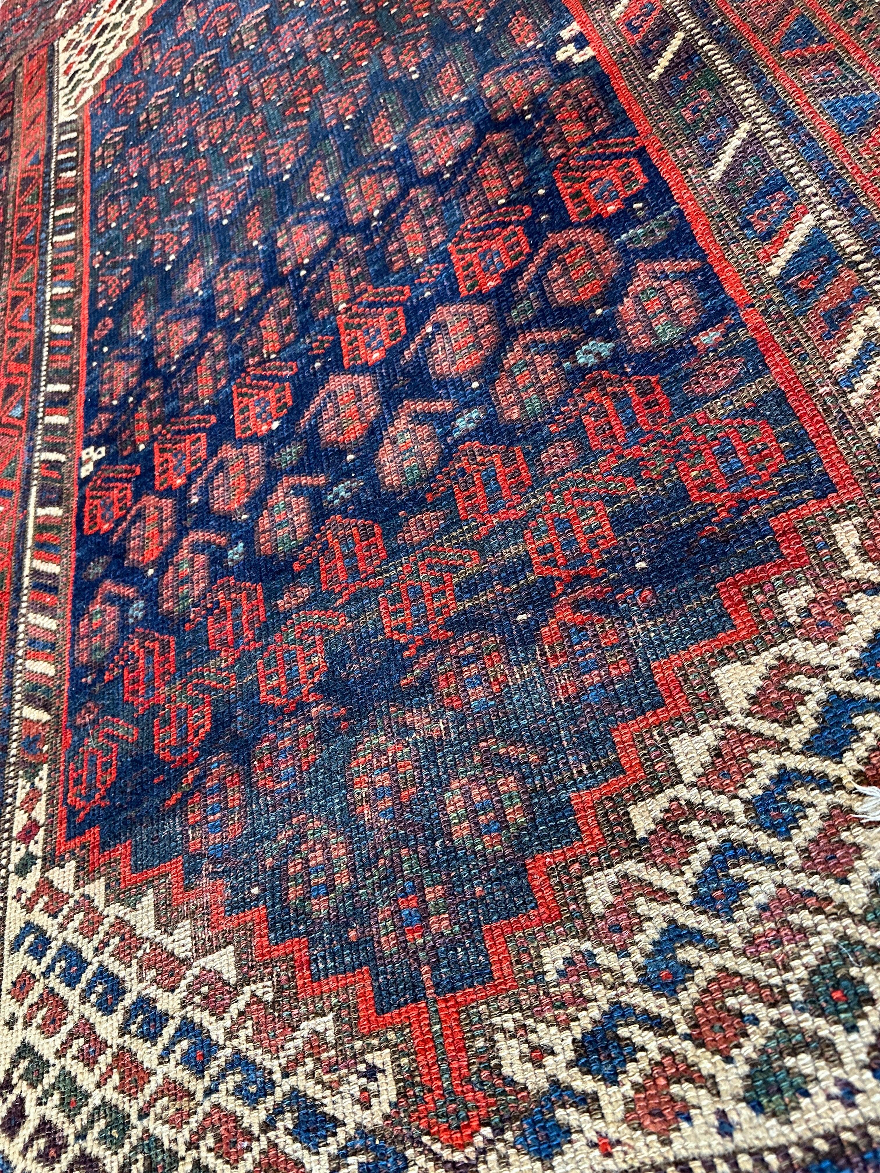 Antique Persian Paisely Rug 4’6” x 7’