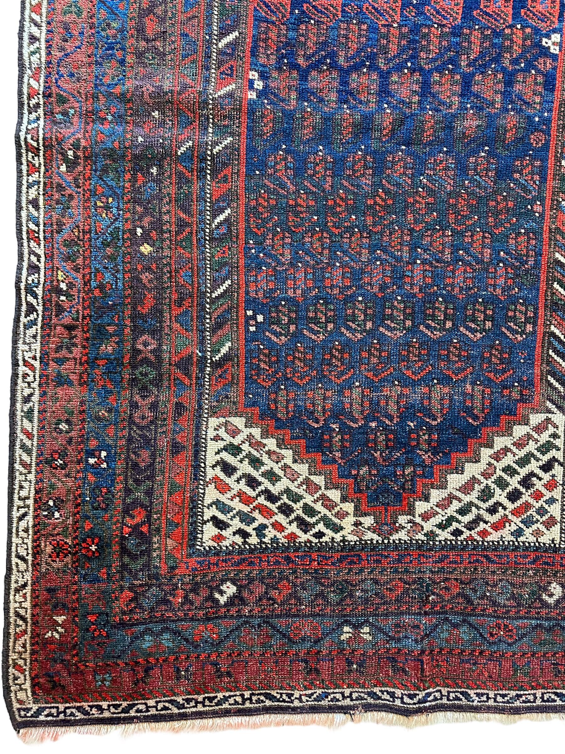 Antique Persian Paisely Rug 4’6” x 7’