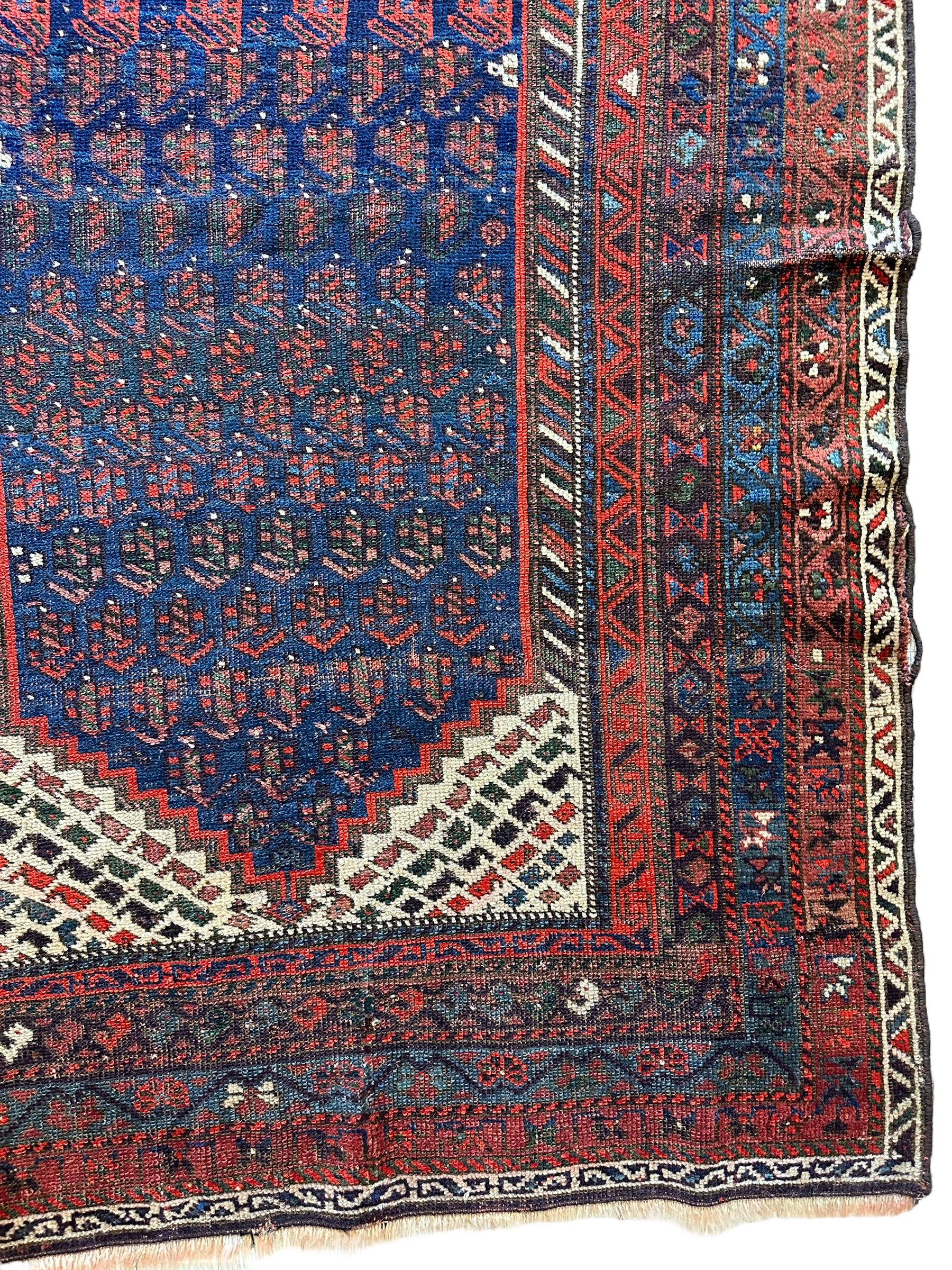 Antique Persian Paisely Rug 4’6” x 7’