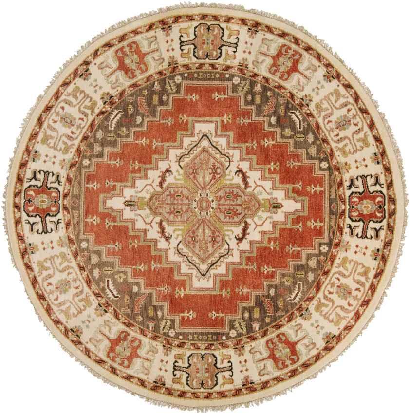 Antony Traditional Clay Area Rug