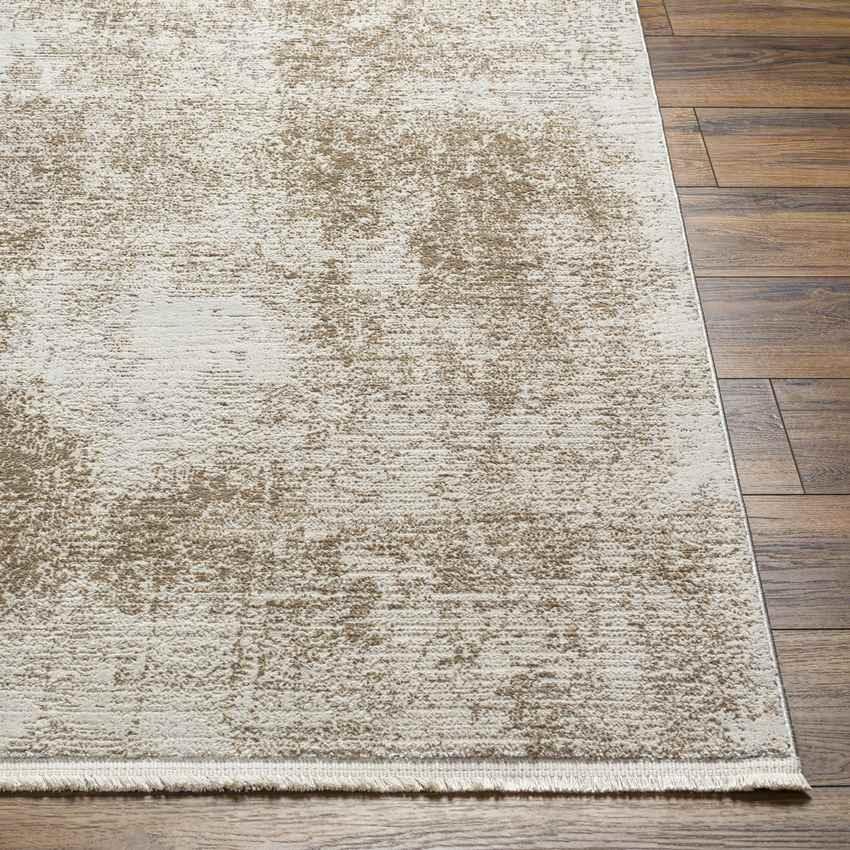 Antuan Modern Brown/Off-White Area Rug