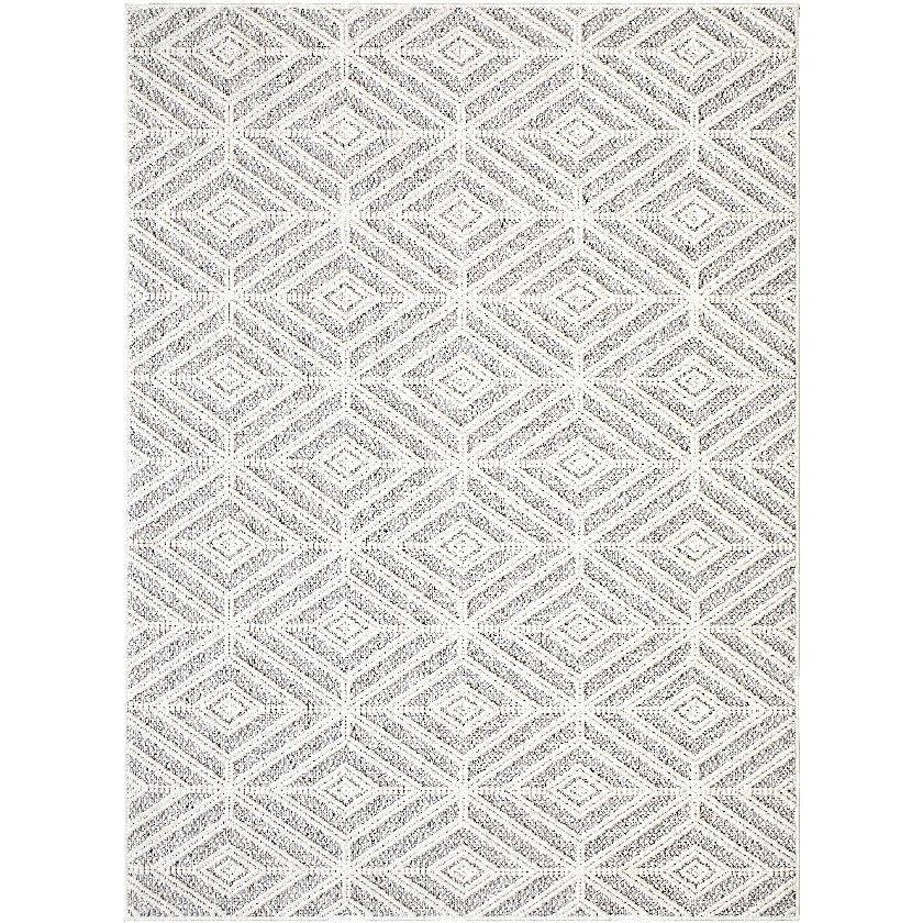 Antwon Modern Light Gray/Ivory Area Rug