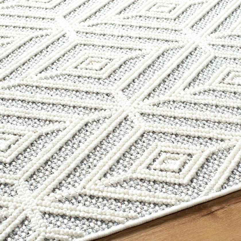 Antwon Modern Light Gray/Ivory Area Rug