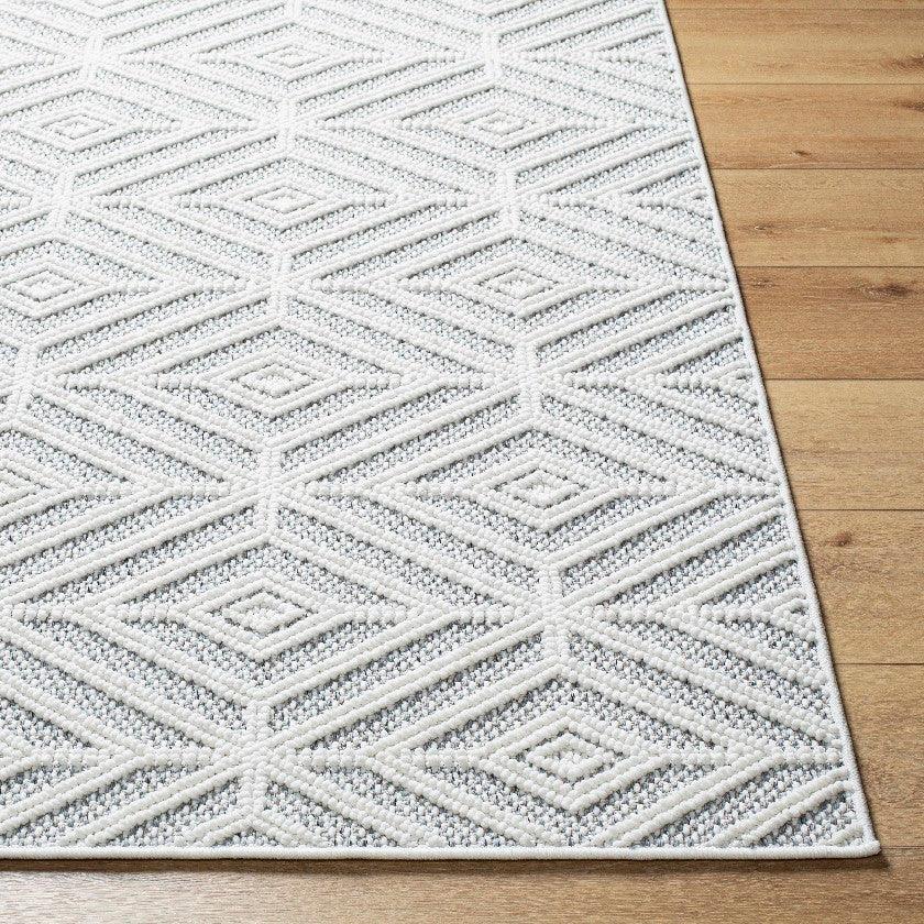 Antwon Modern Light Gray/Ivory Area Rug