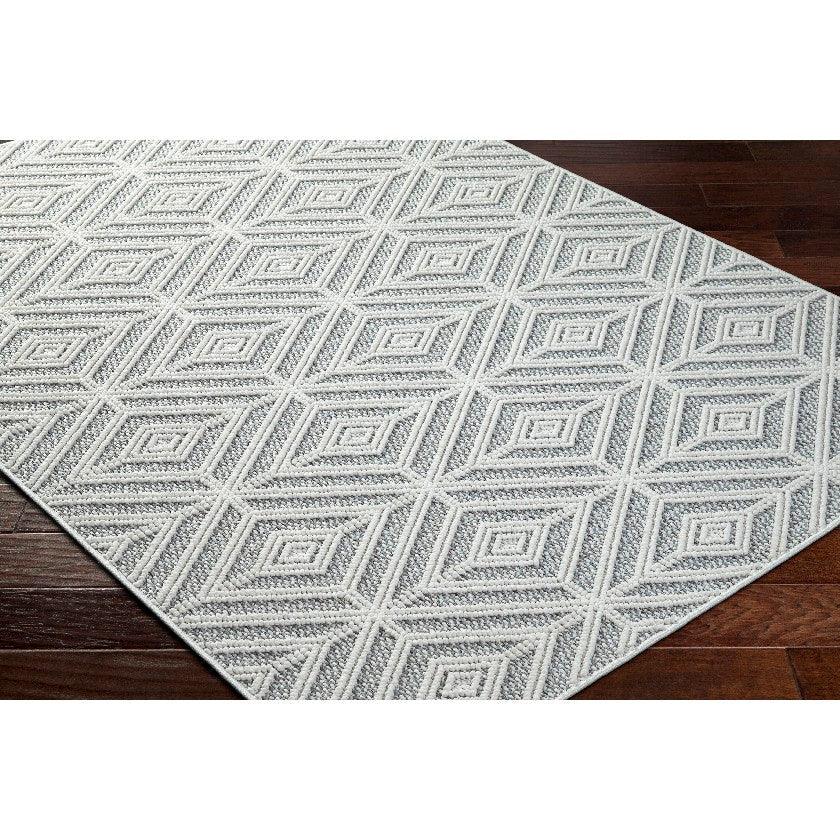 Antwon Modern Light Gray/Ivory Area Rug