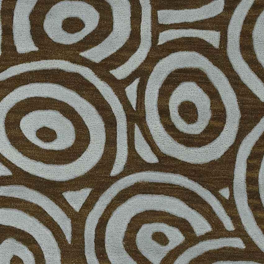 Anvik Modern Brown/Spa Blue Area Rug