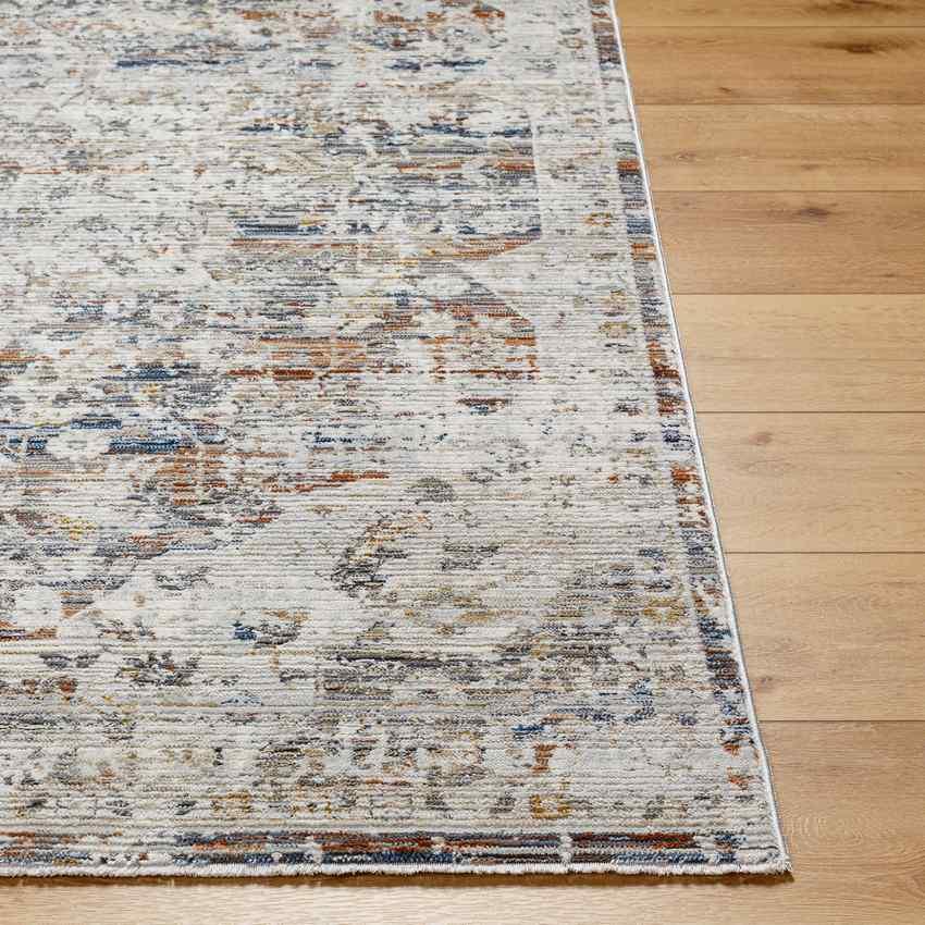 Arek Traditional Dark Blue Area Rug