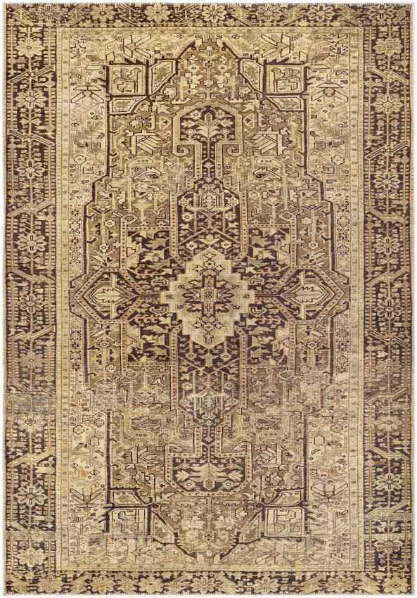 Arma Traditional Caramel Washable Area Rug