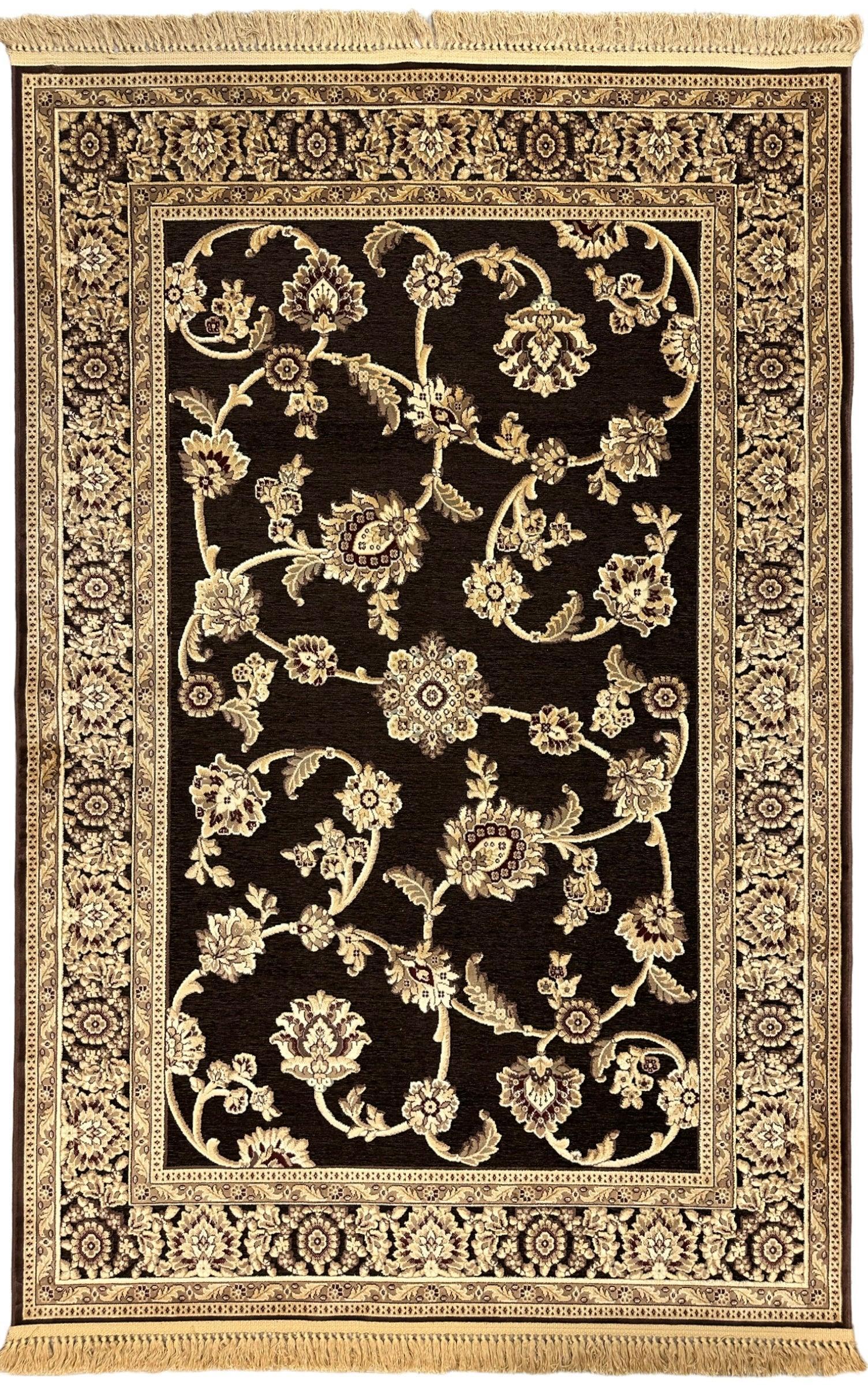 Art Silk Raised 1 million pp/m Machine Made Area Rug 5’5”x7’6”