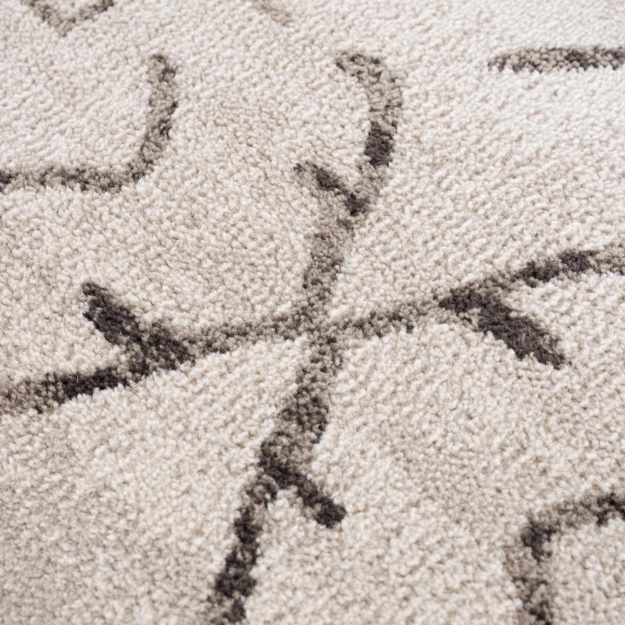 Azzan Cream & Charcoal Area Rug