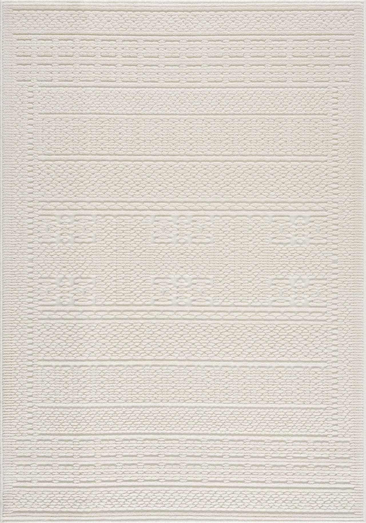 Bahar Cream Washable Area Rug