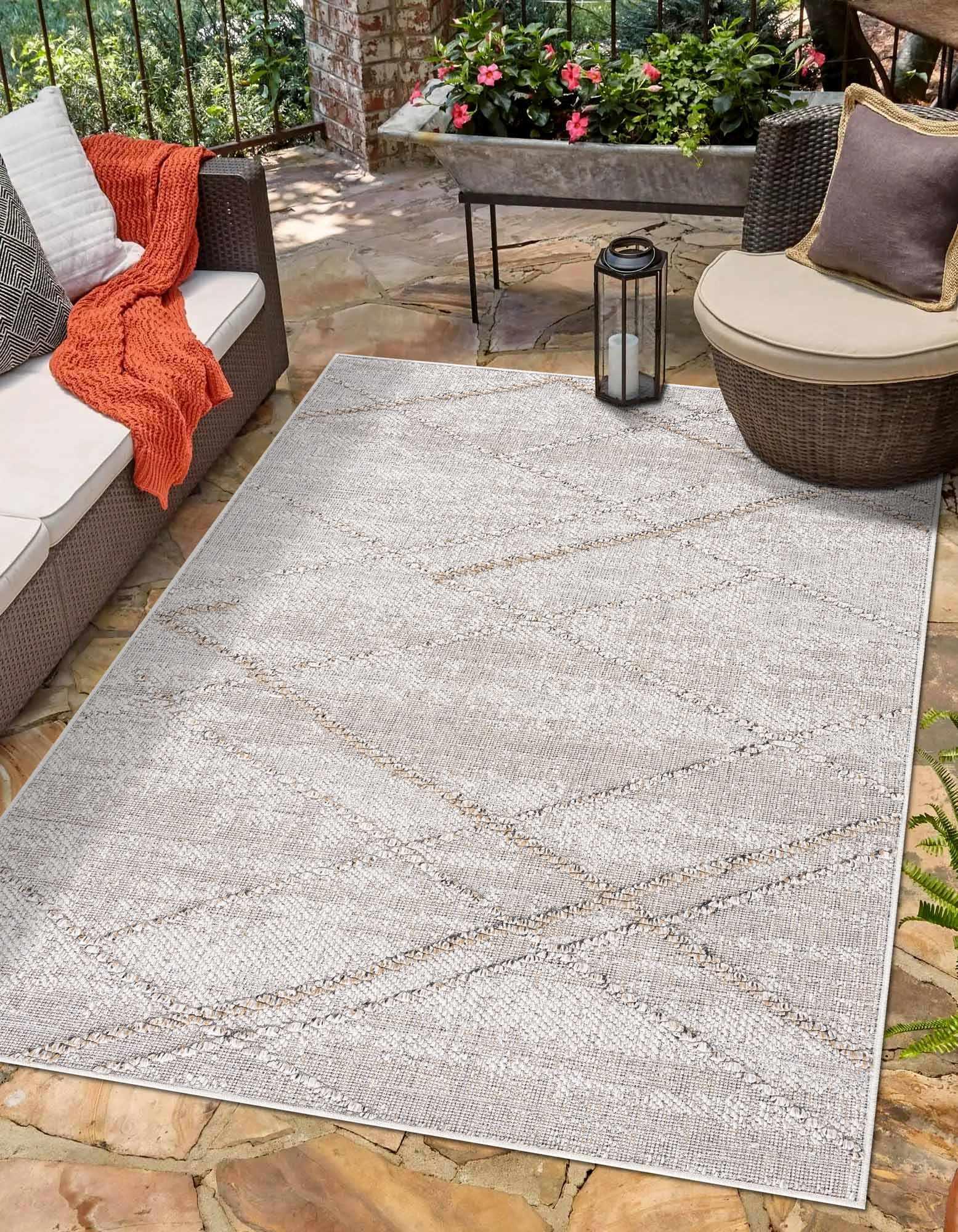 Baqer Bone & Tan Area Rug