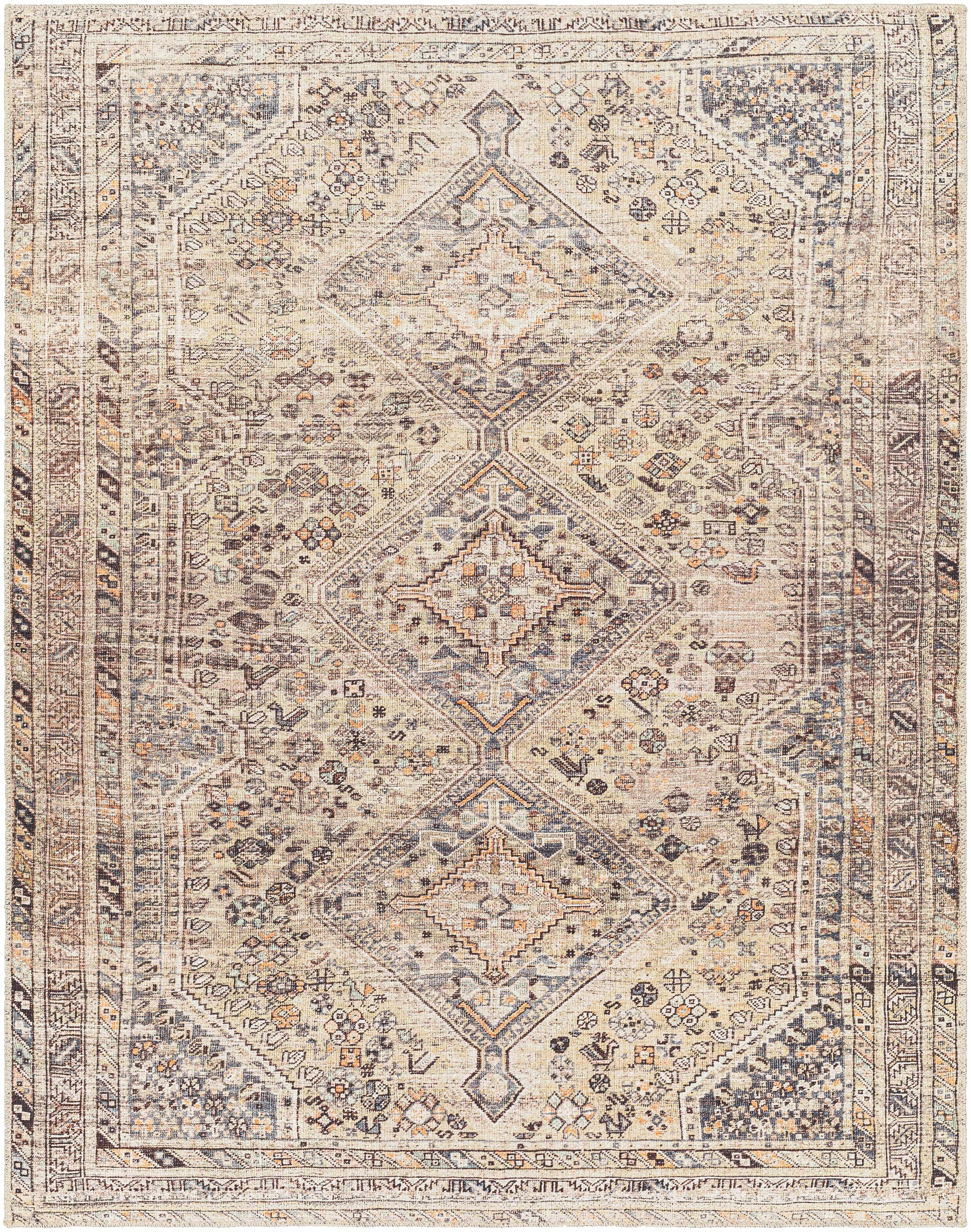 Barny Tan Washable Rug