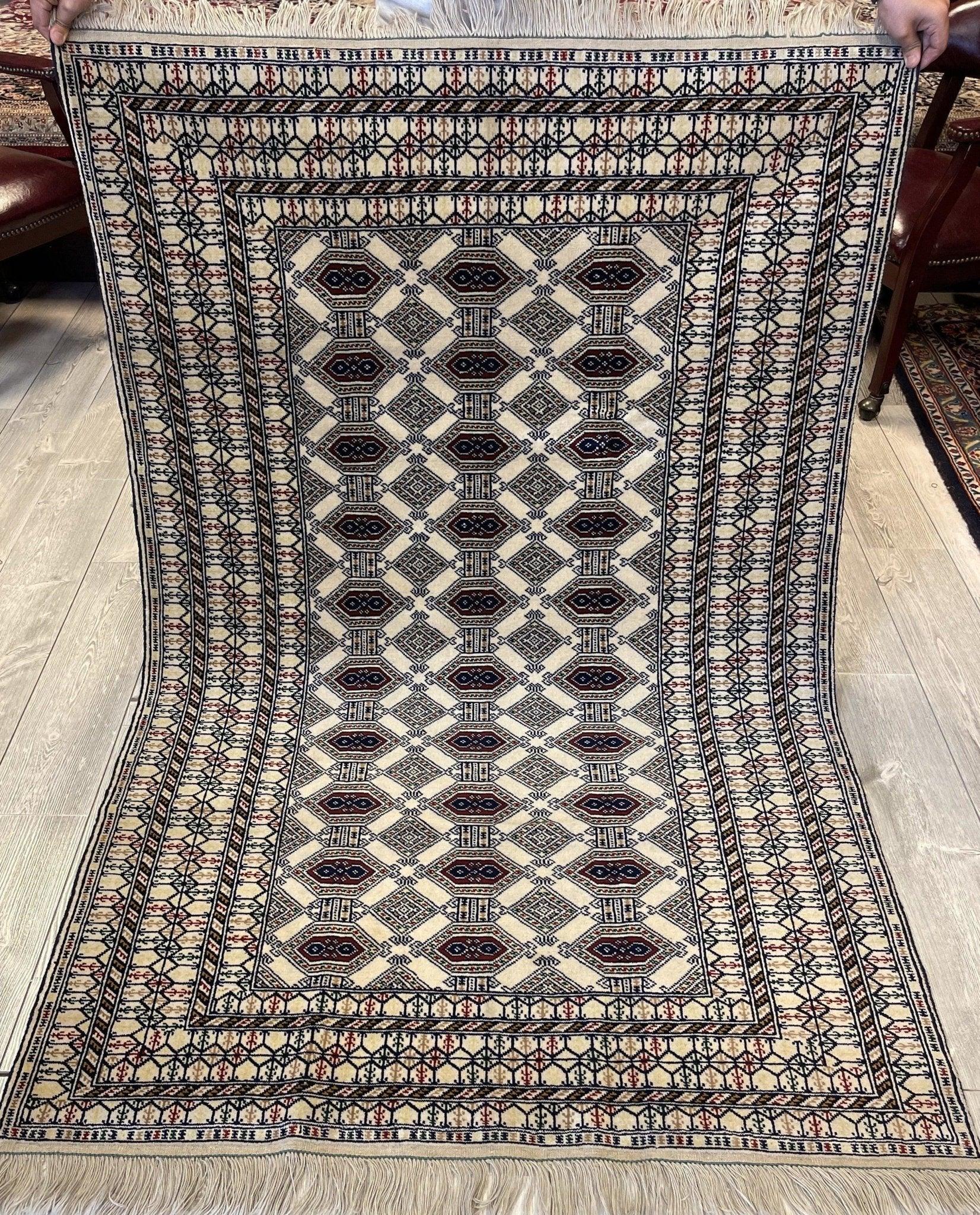 Afghani Area Rug I Zahir Shahi Herati 4x6 Ft