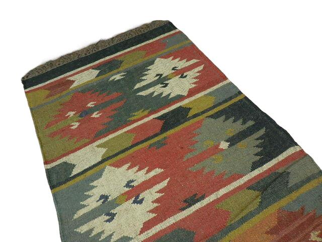 Beautiful Indo-Turkish Geometric Kilim Runner 2’6 x 10’