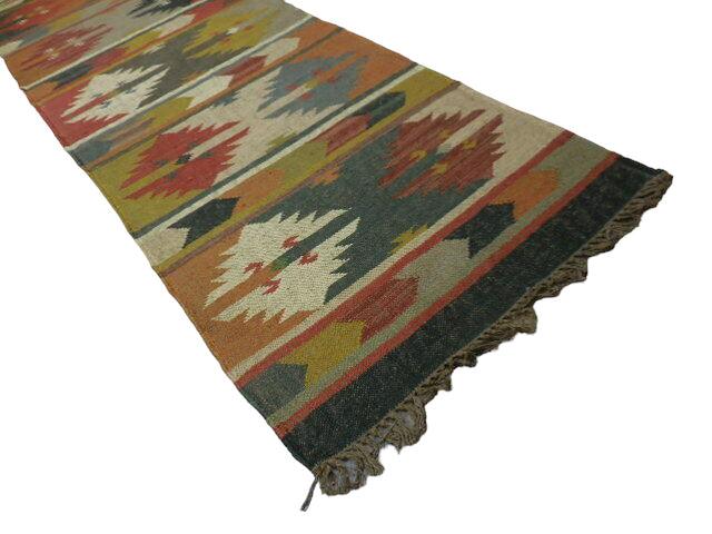 Beautiful Indo-Turkish Geometric Kilim Runner 2’6 x 10’