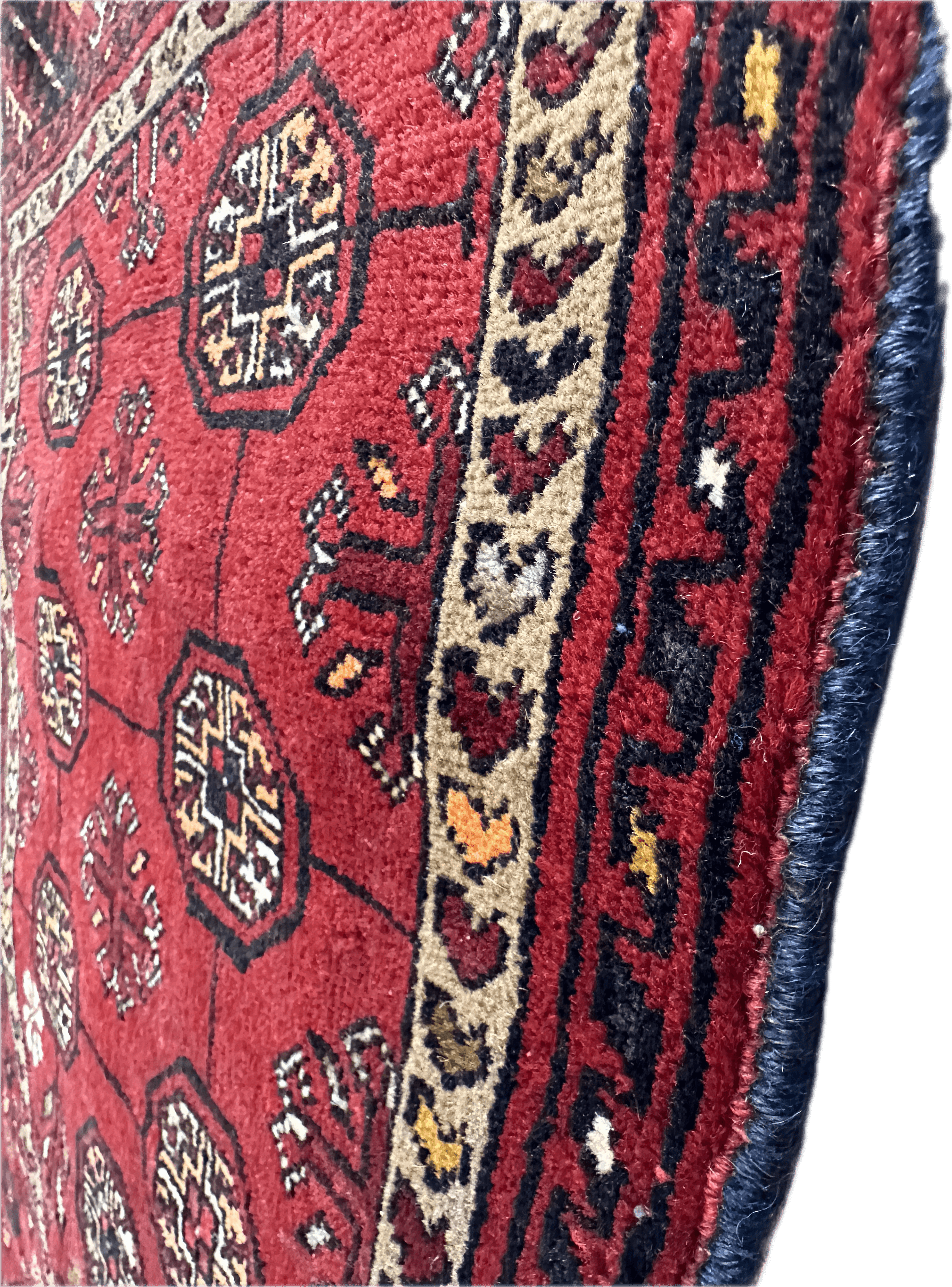 Beautiful Tribal Afghani Wool Prayer Rug 20”x40”