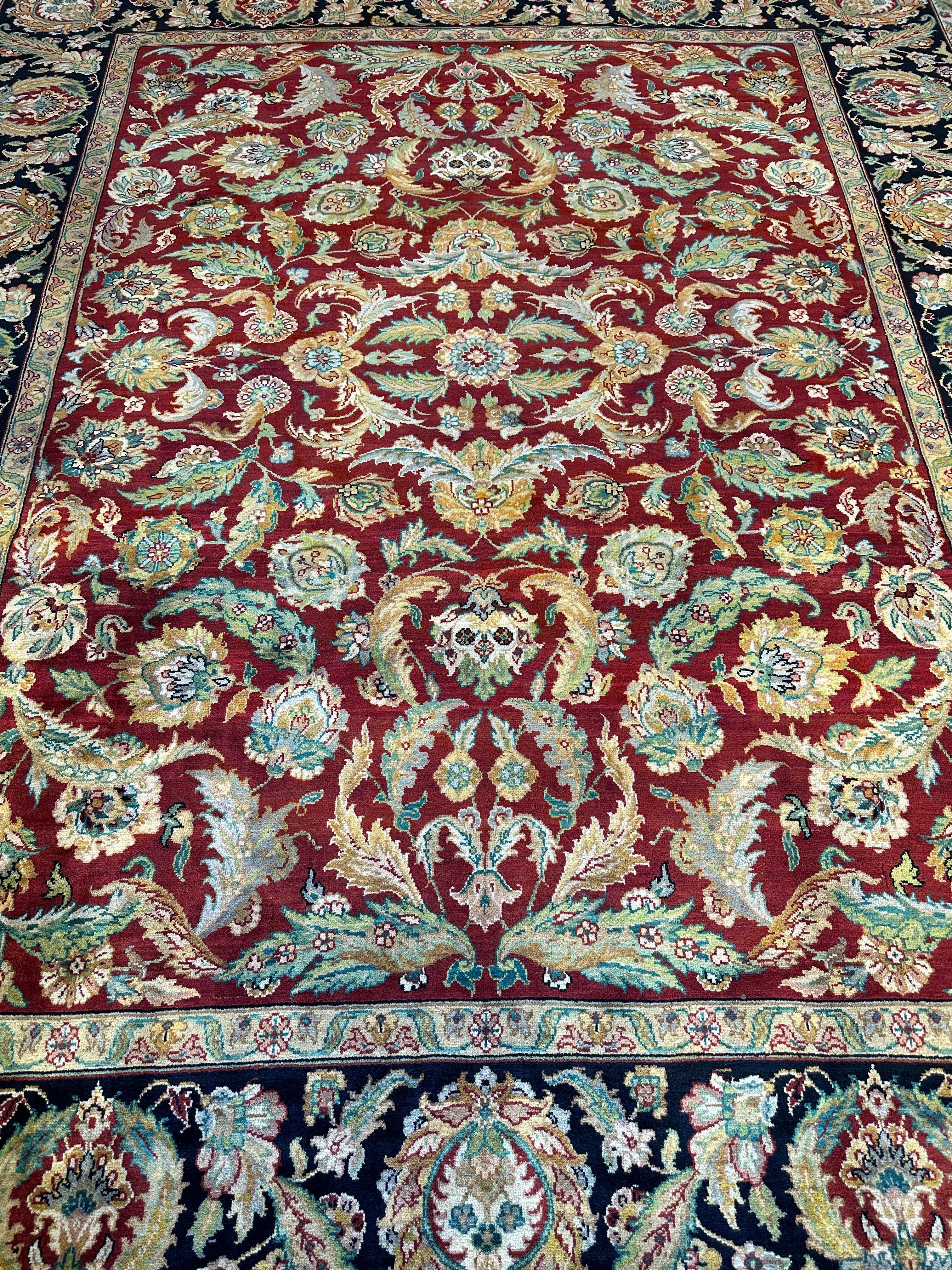 Beautifull Handmade Agra Area Rug 7’8” x 9’6”