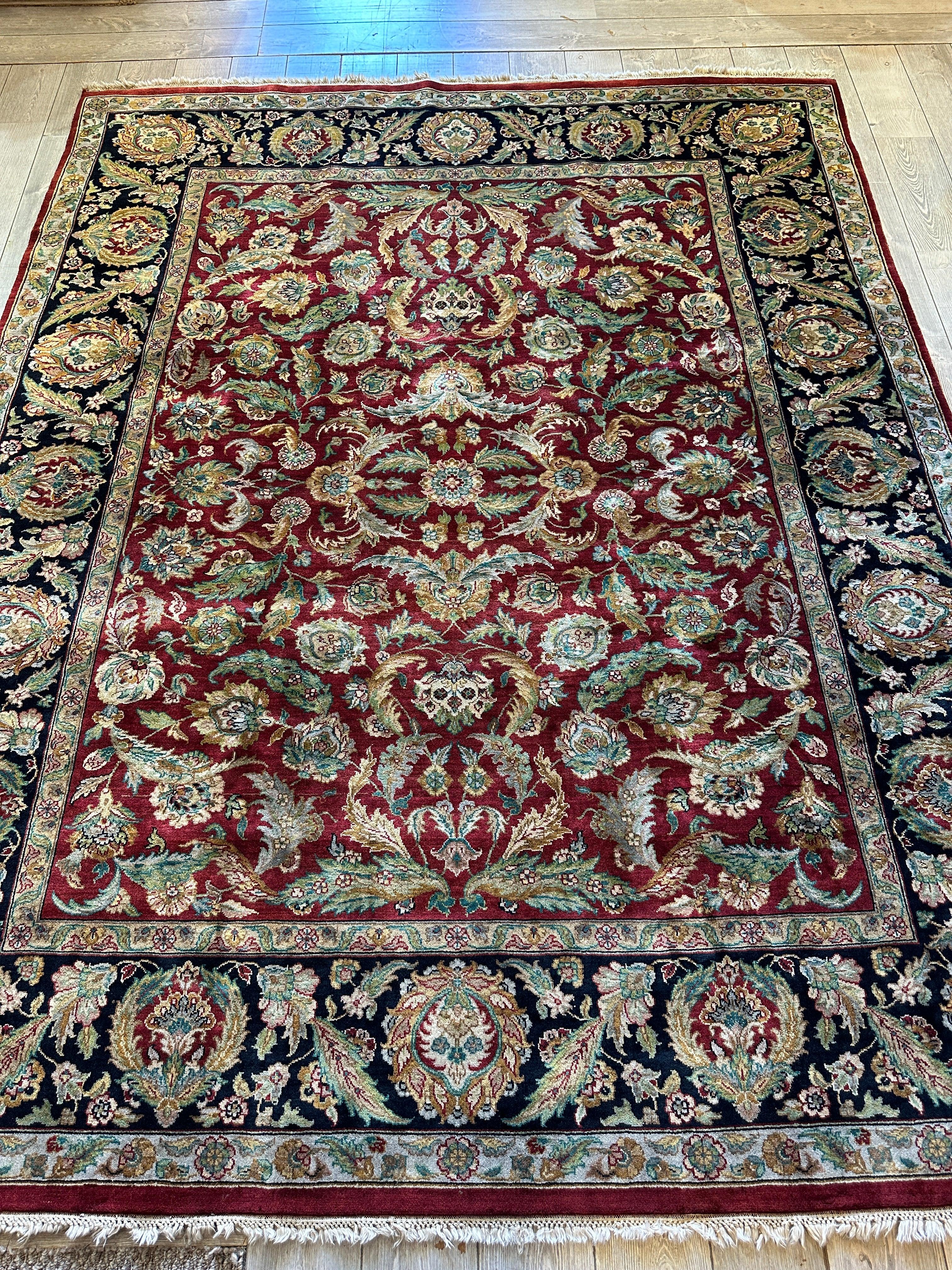 Beautifull Handmade Agra Area Rug 7’8” x 9’6”