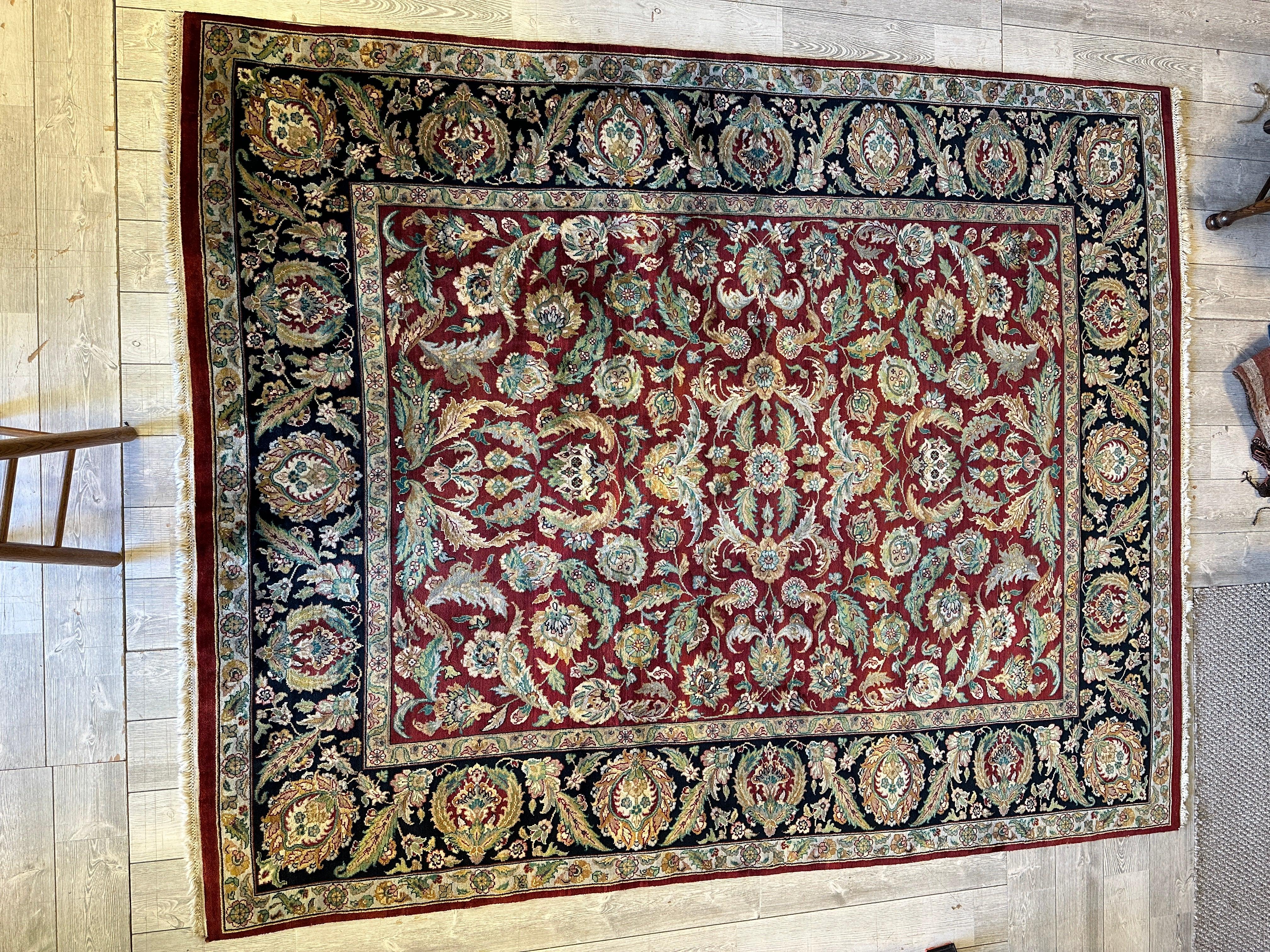 Beautifull Handmade Agra Area Rug 7’8” x 9’6”