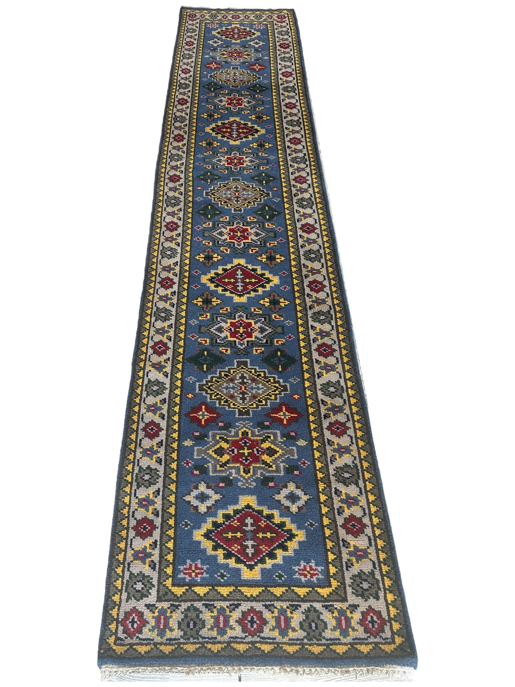 Beautifull Indo-Kazak Runner 2’6”x11’10”