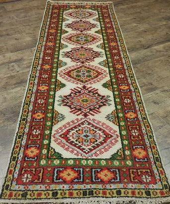 Beautifull Kazak Runner Rug 2'7''x8 Ft