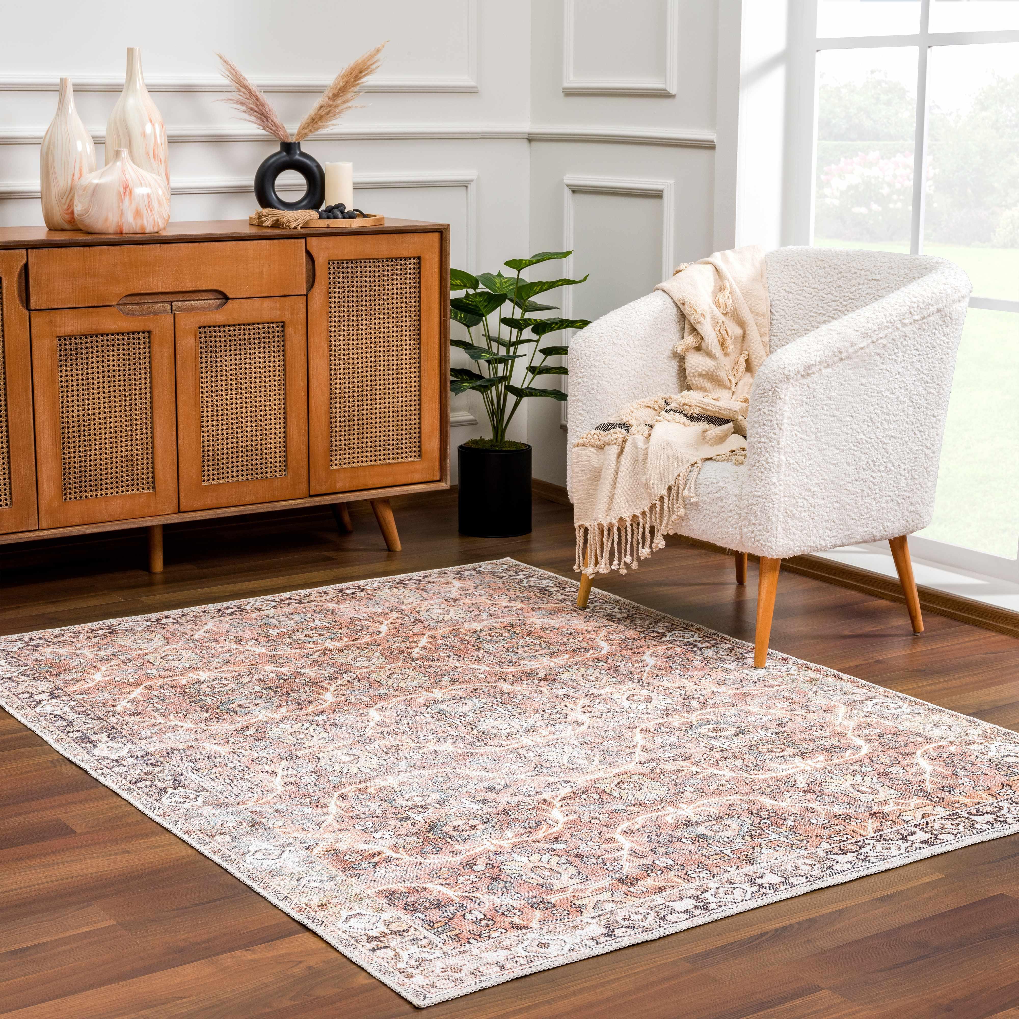 Bian Washable Area Rug