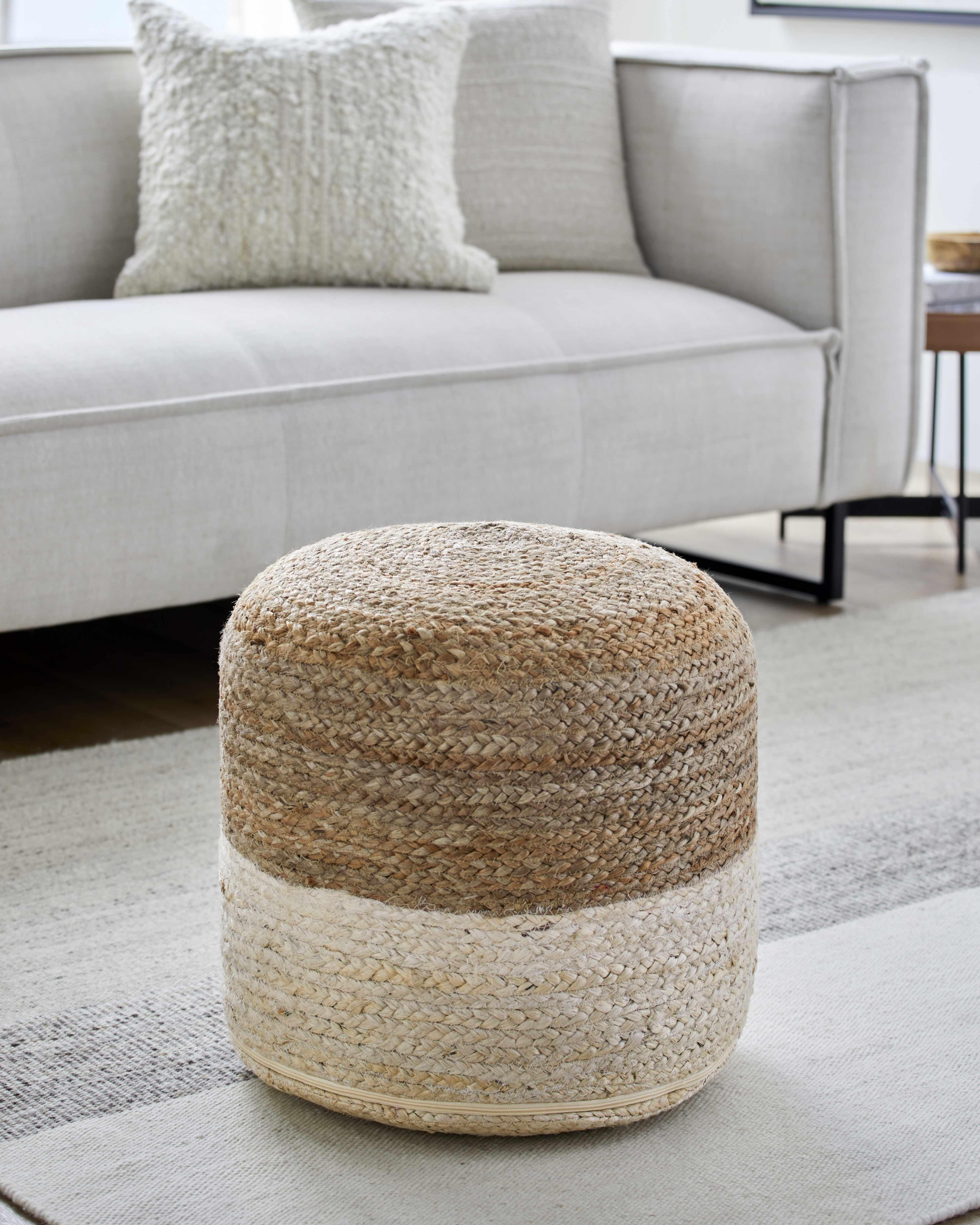 Birkdale 18ft Cylinder Jute Pouf