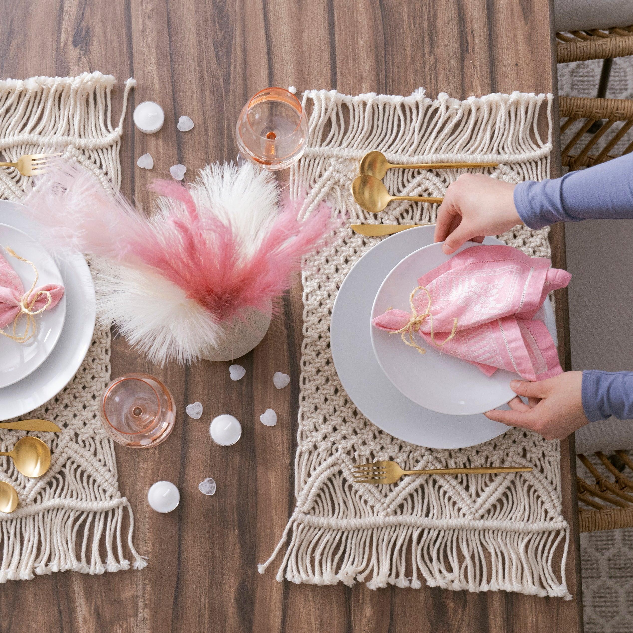 Boho Macrame Indoor/Outdoor Table Runner