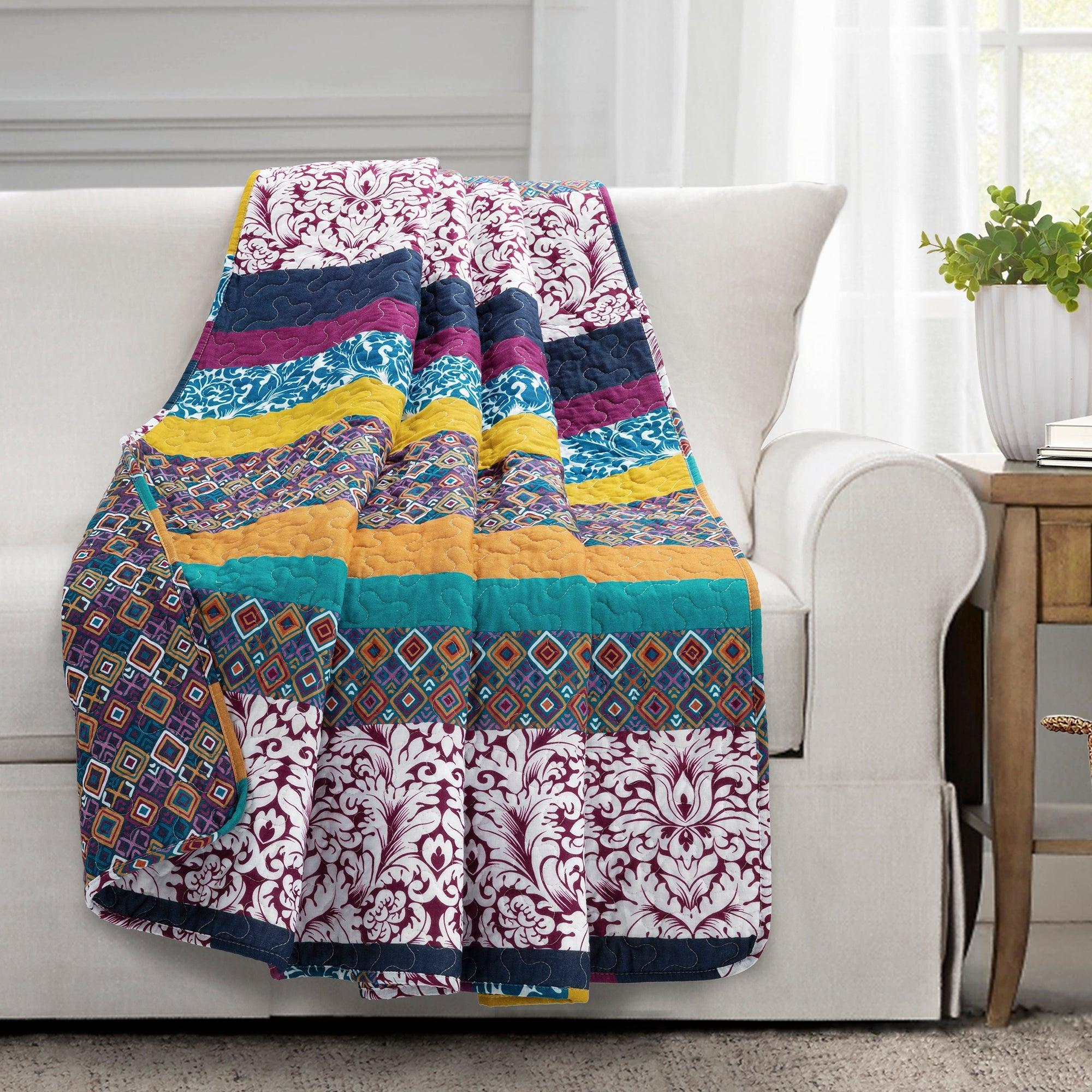 Boho Stripe Throw