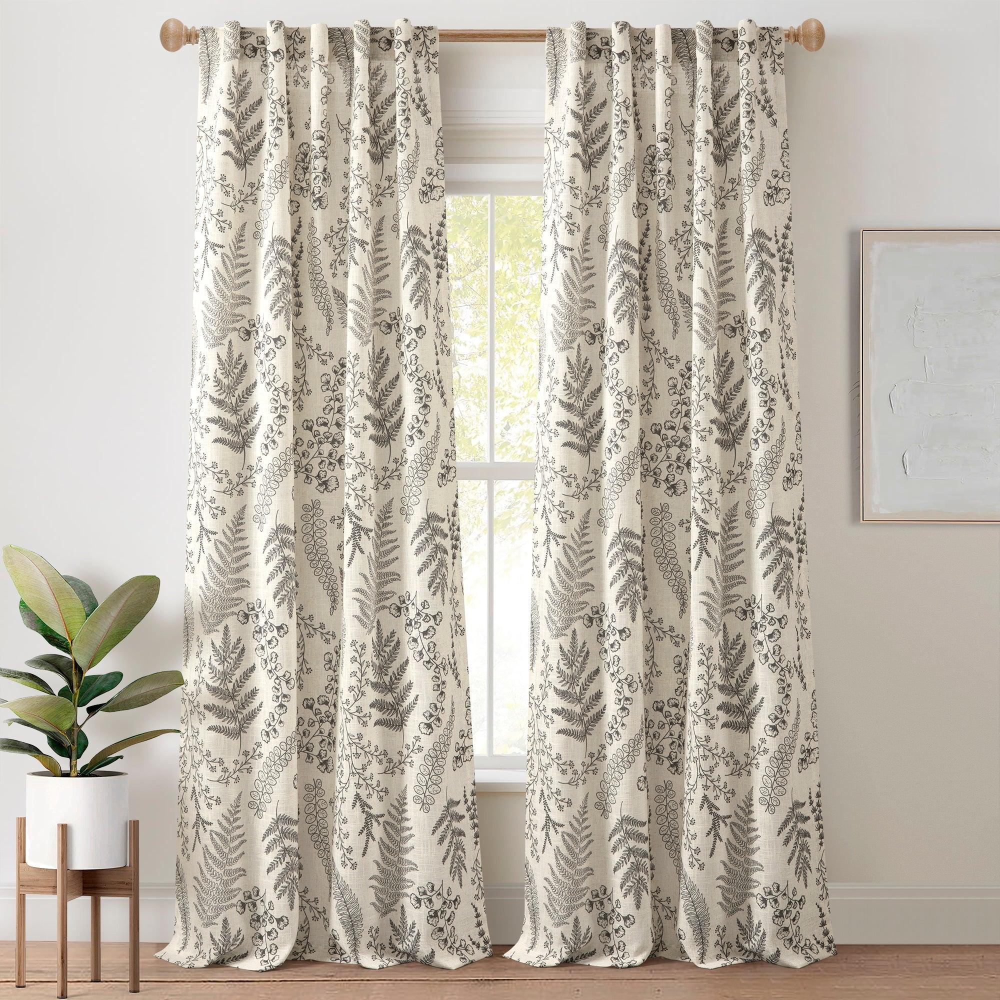 Botanical Dreams Window Curtain Panel Set