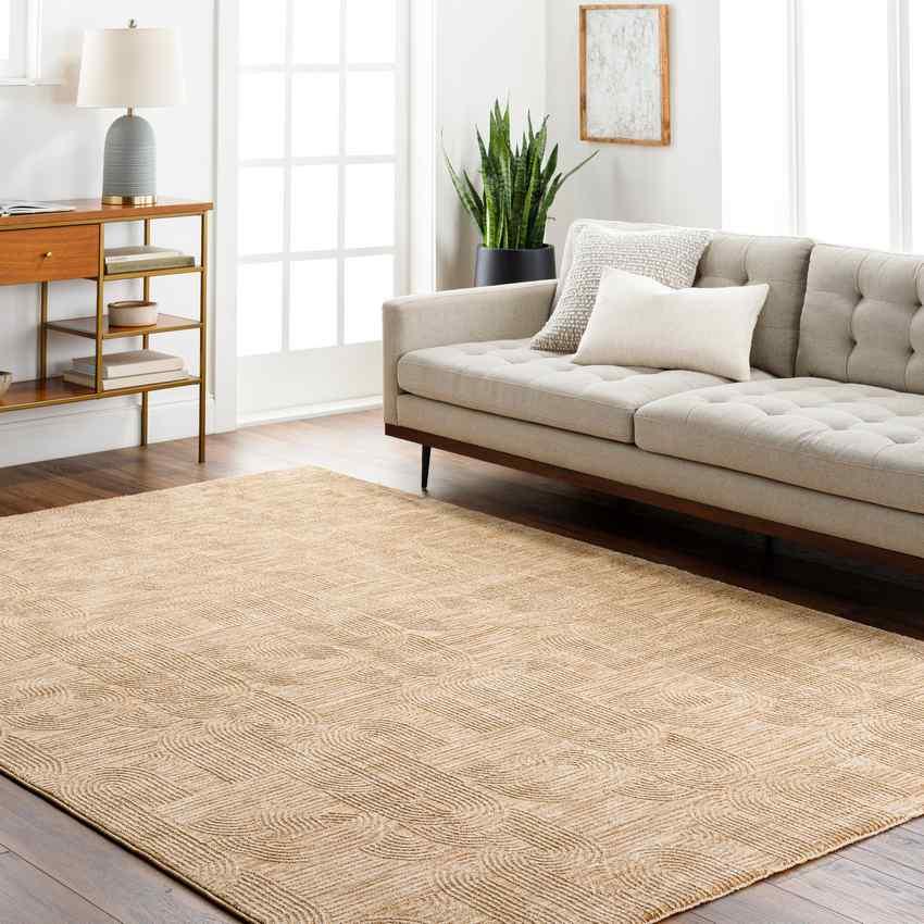 Breean Traditional Medium Brown Area Rug