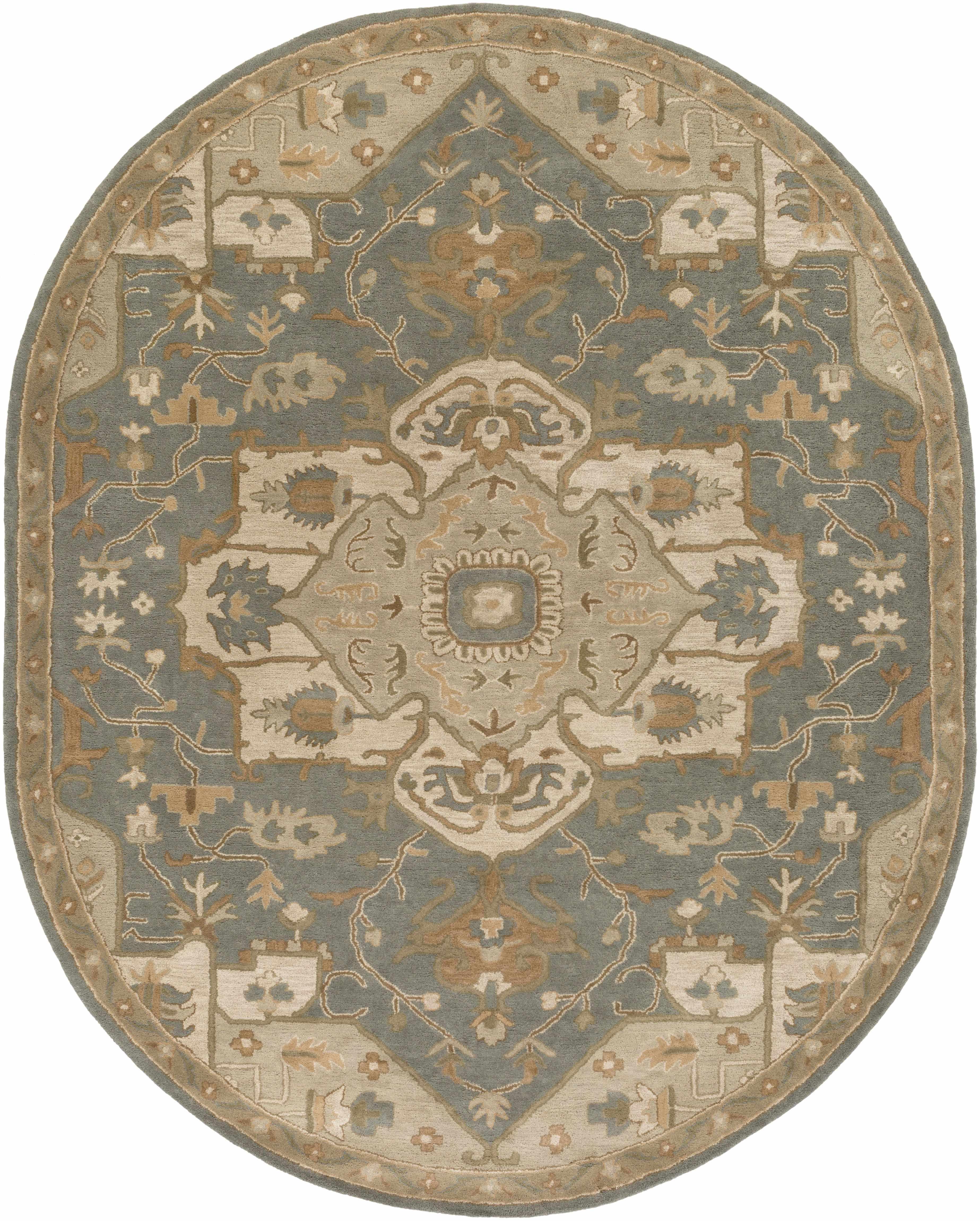 Broomfield Gray 1144 Wool Area Rug