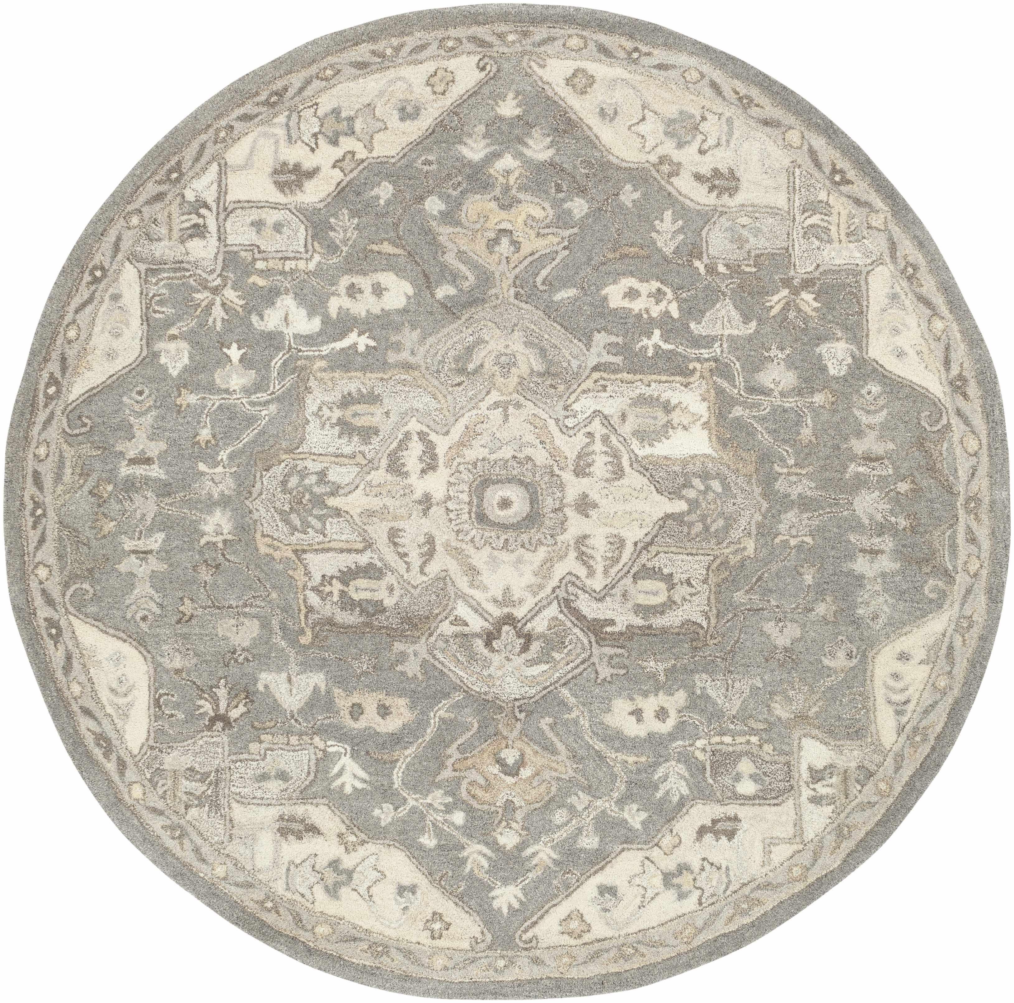 Broomfield Hand Tufted Taupe 1196 Area Rug