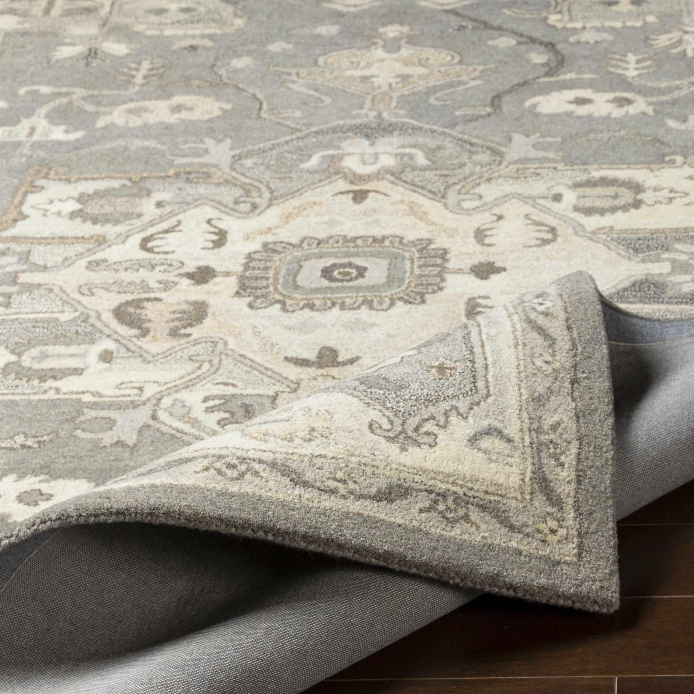 Broomfield Hand Tufted Taupe 1196 Area Rug