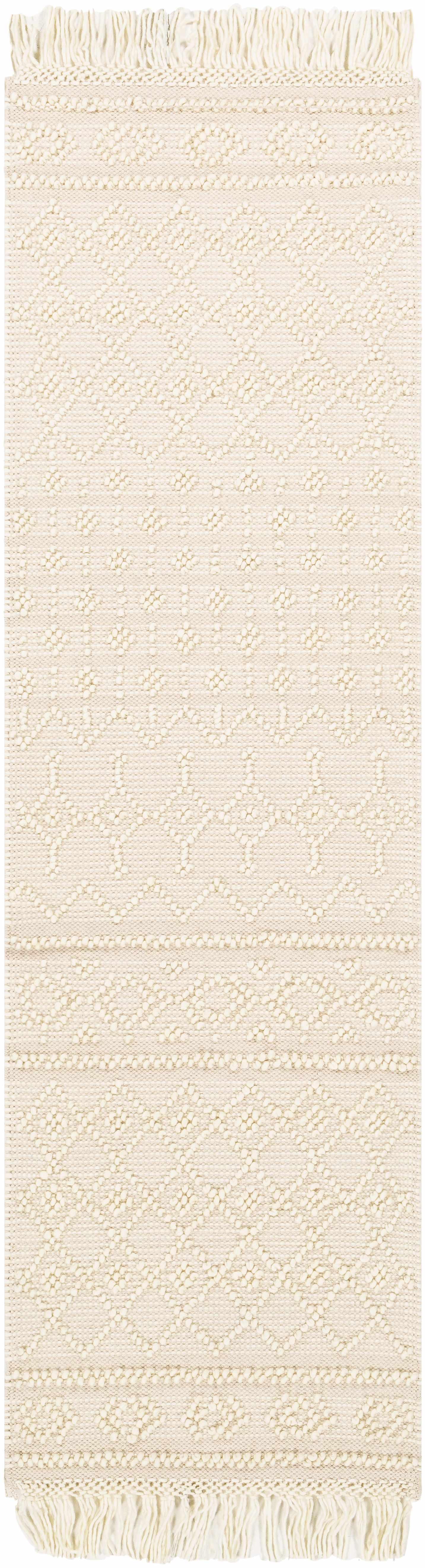 Brothers Beige Wool&Cotton Rug