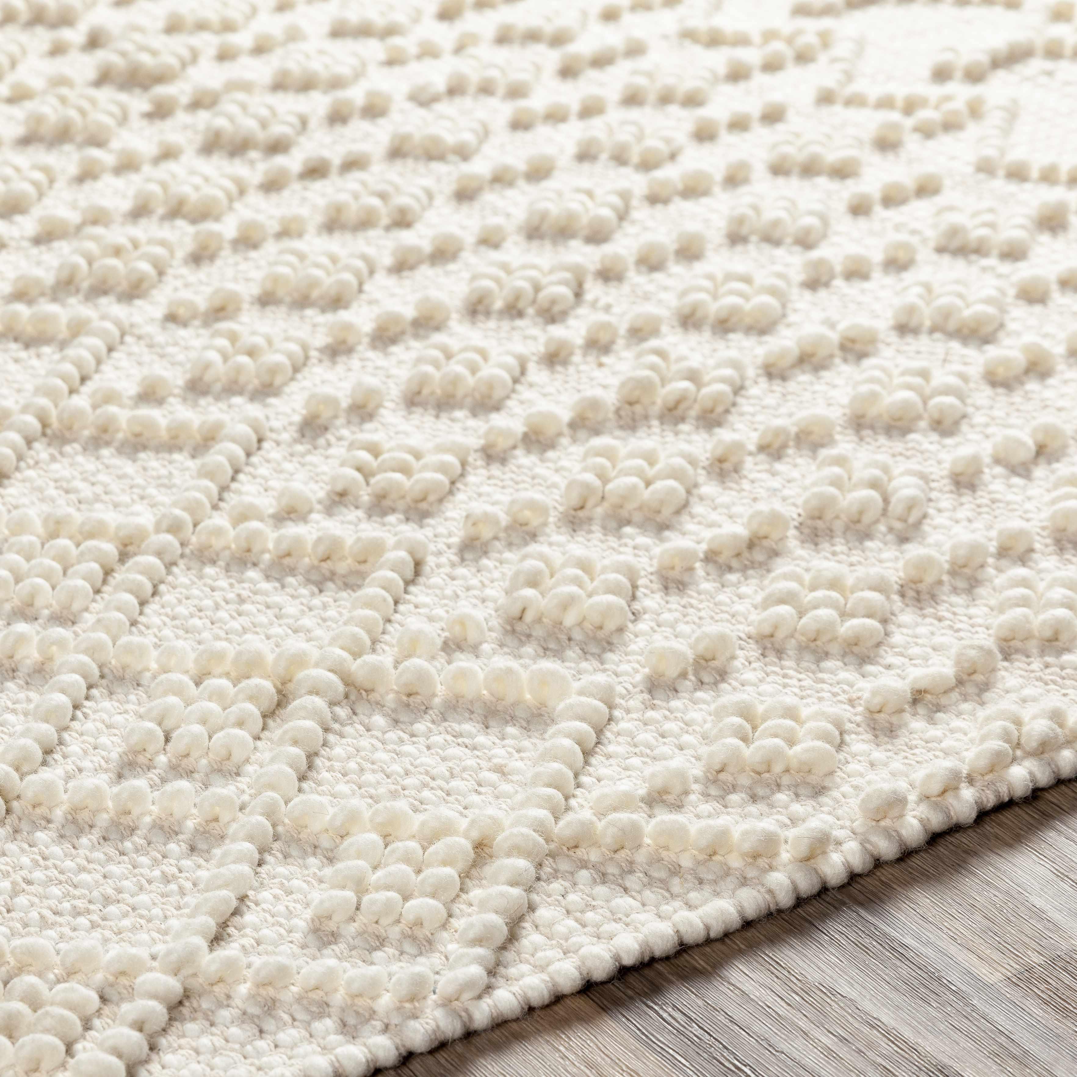 Brothers Beige Wool&Cotton Rug