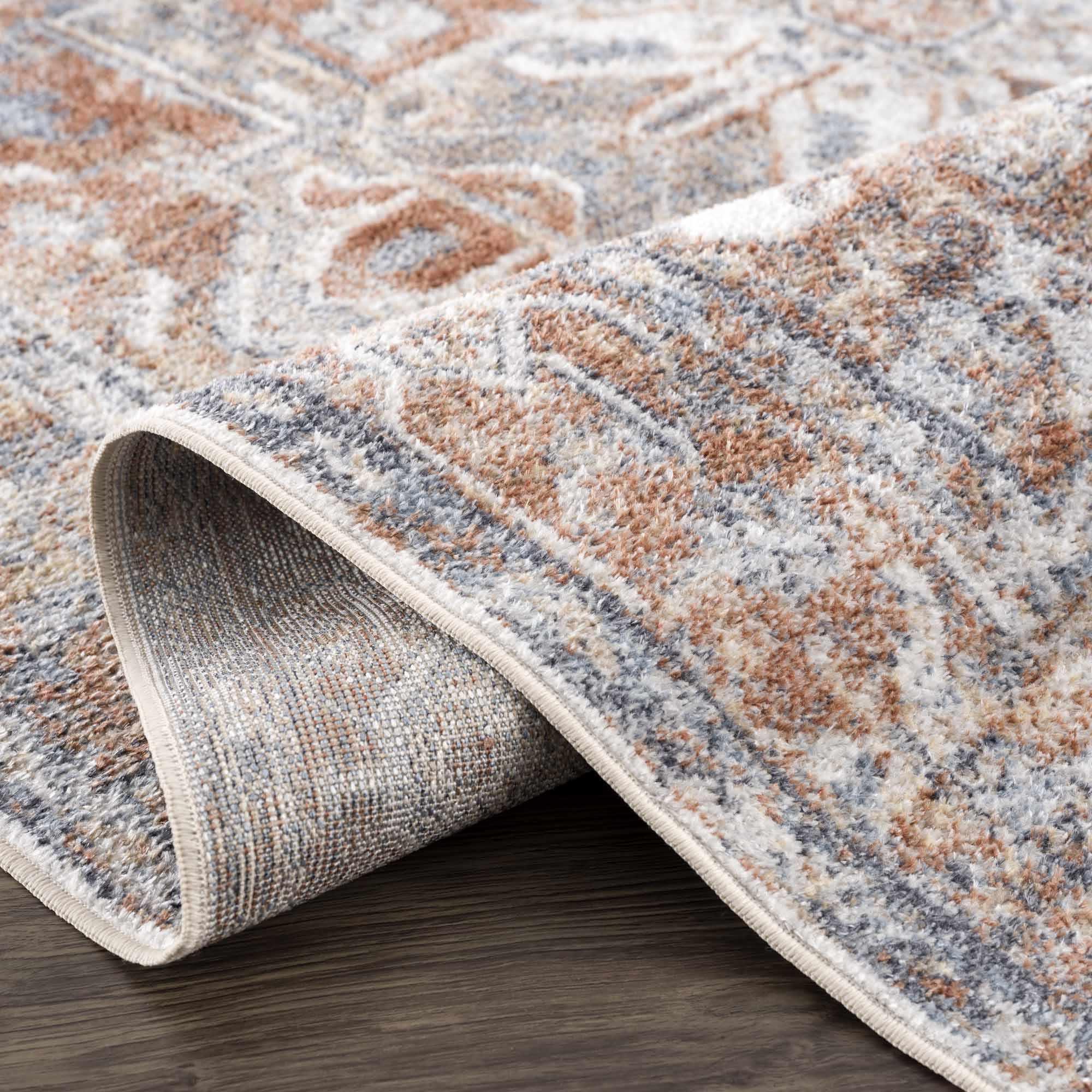 Brown Hera Washable Area Rug