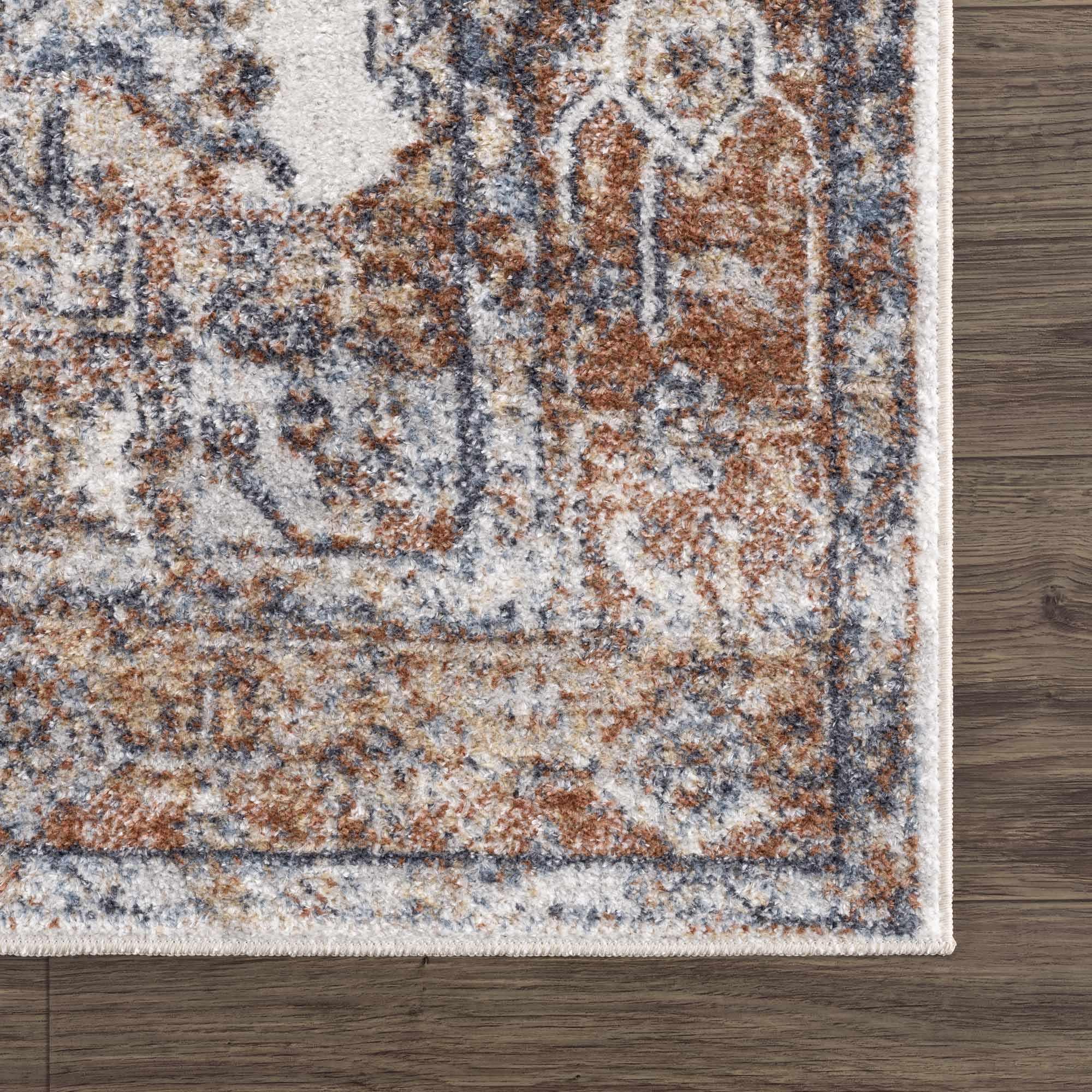 Brown Hera Washable Area Rug