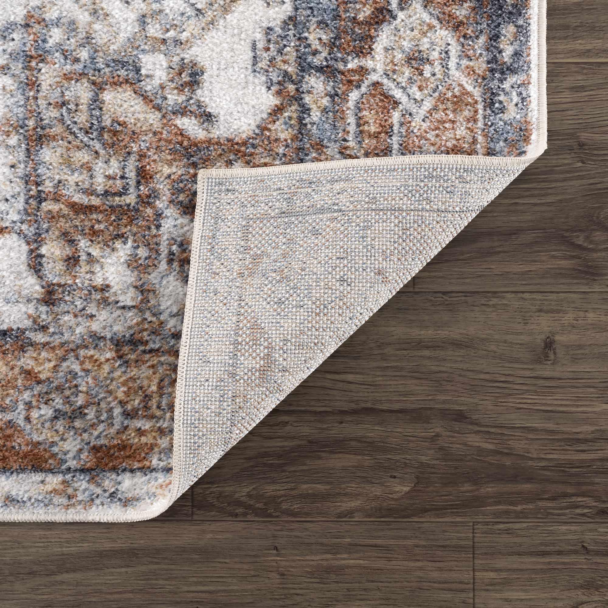 Brown Hera Washable Area Rug