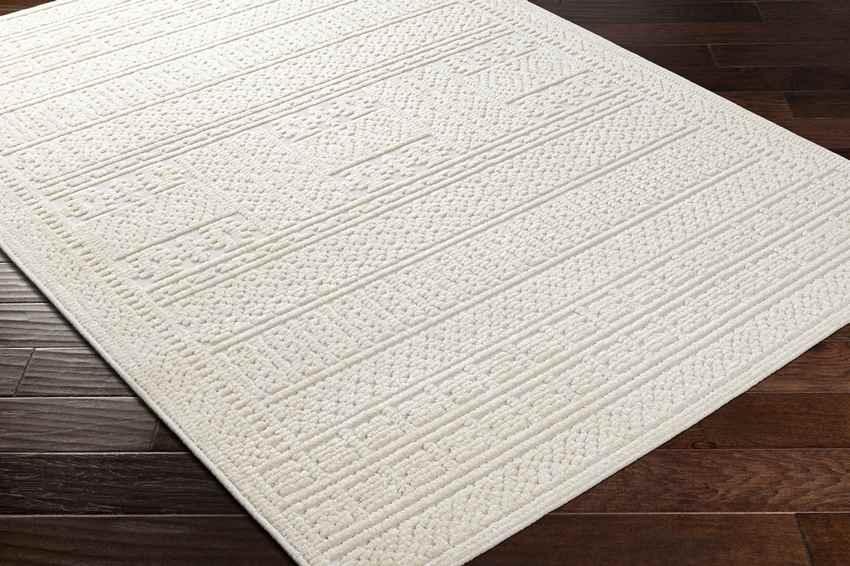 Brunsville Cottage Light Gray Washable Area Rug